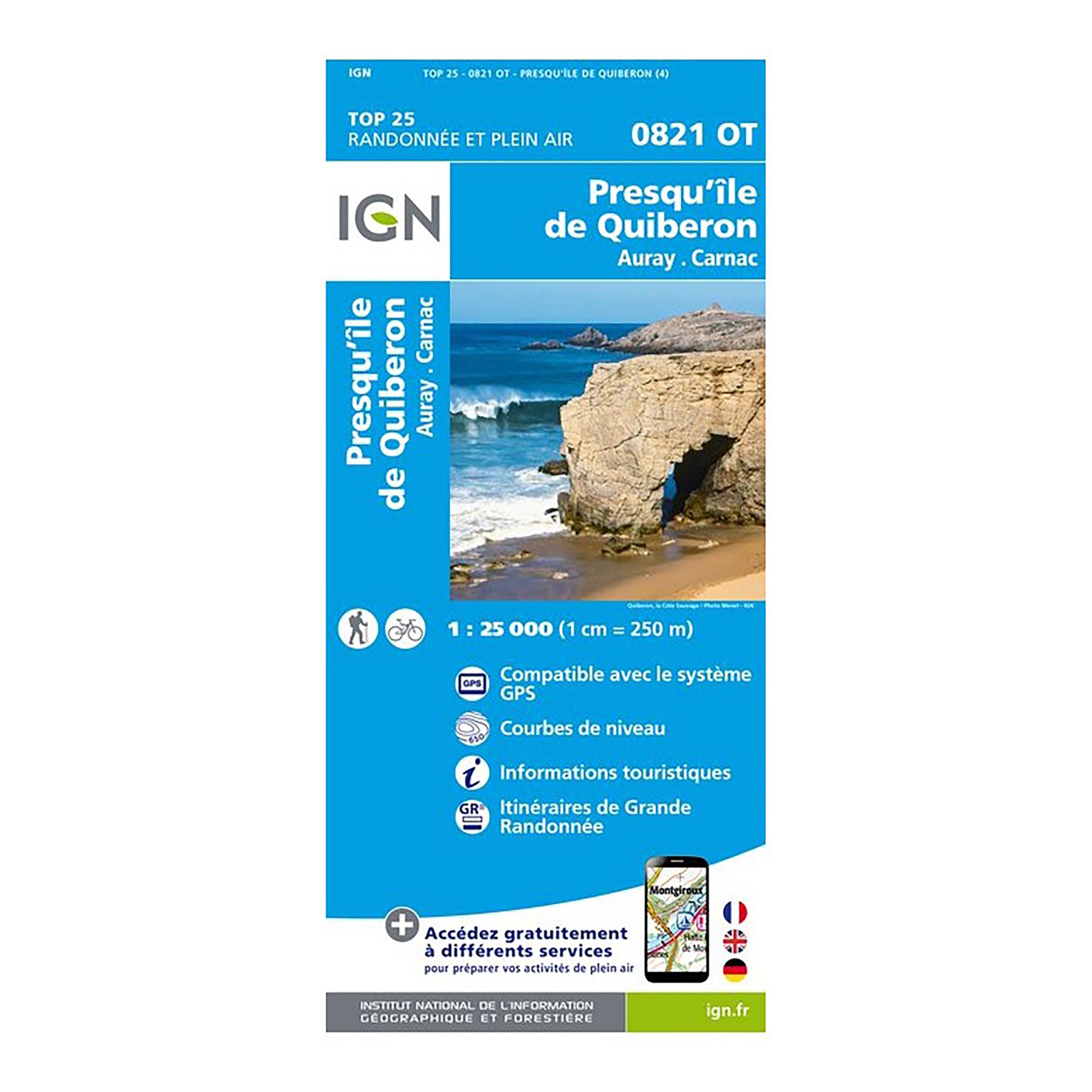 Cap Diffusion Top 25 - Presqu'ile de Quiberon/Auray/Carnac Bleu 