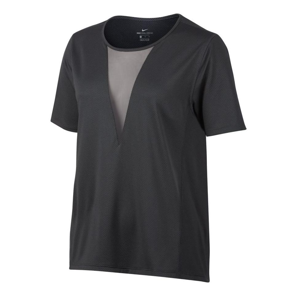 Nike Zonal Cooling Relay Mesh Top Anthracite XS 