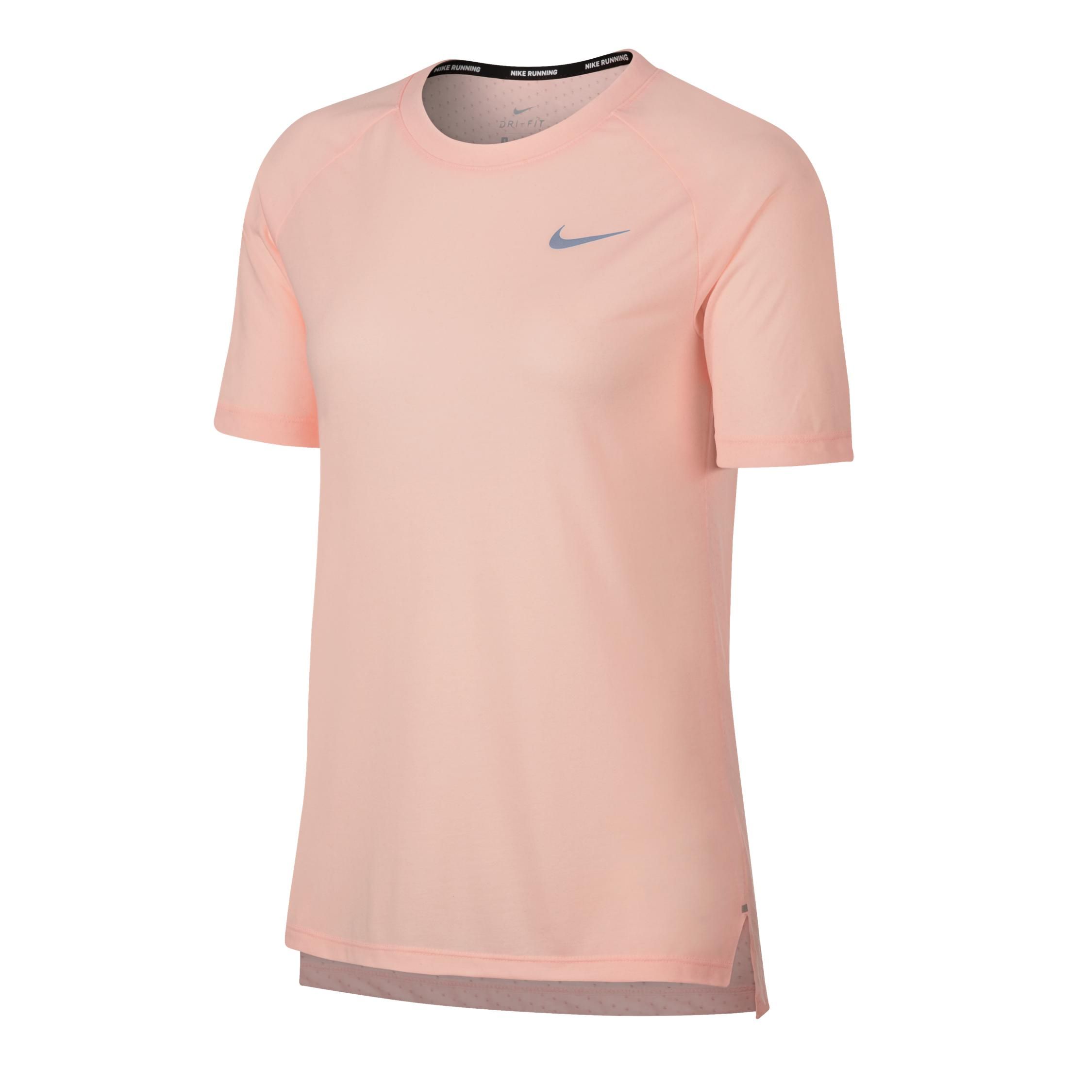 Nike Breathe Tailwind Top short Sleeves Rose XS