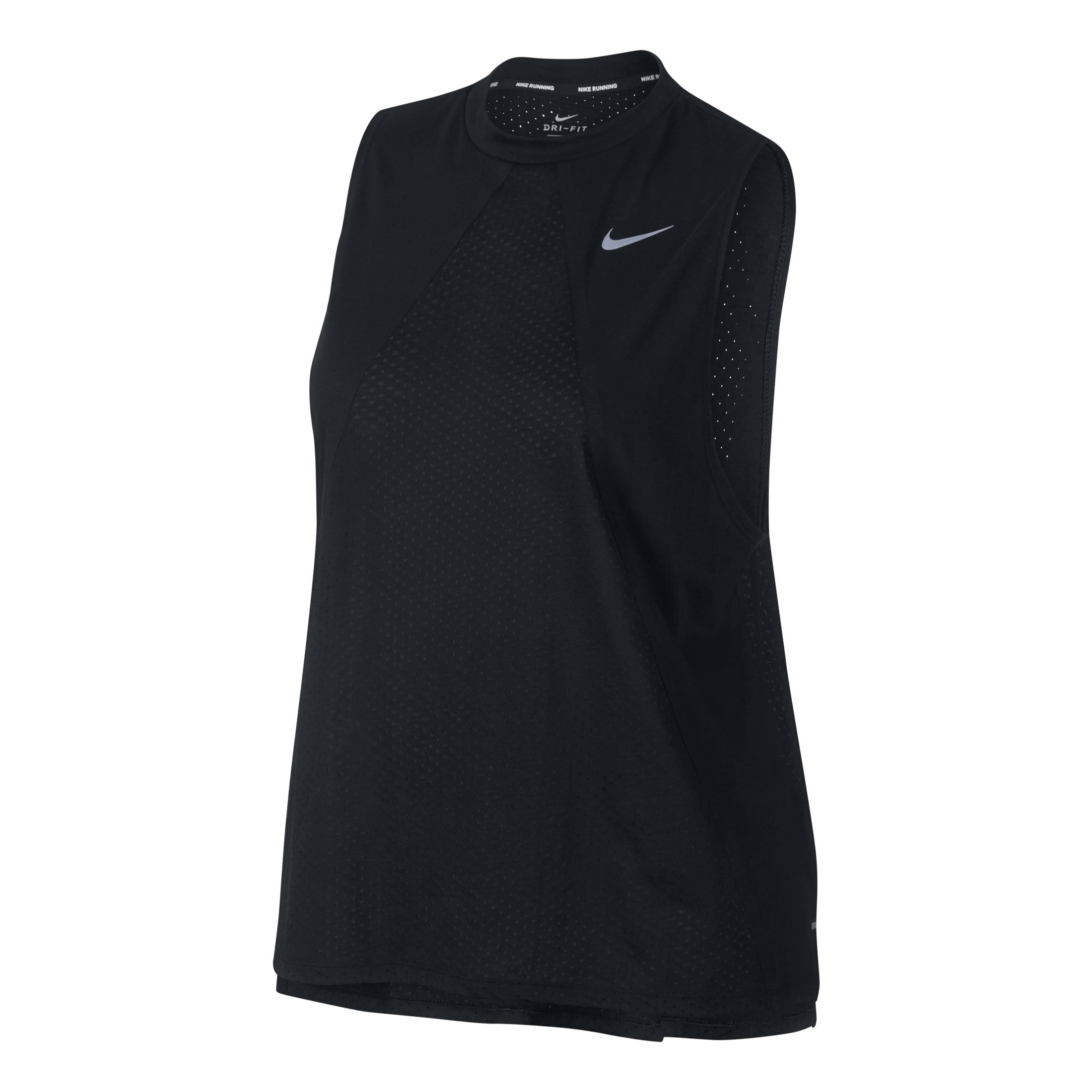 Nike Breathe Tailwind Tank Cool Noir XS