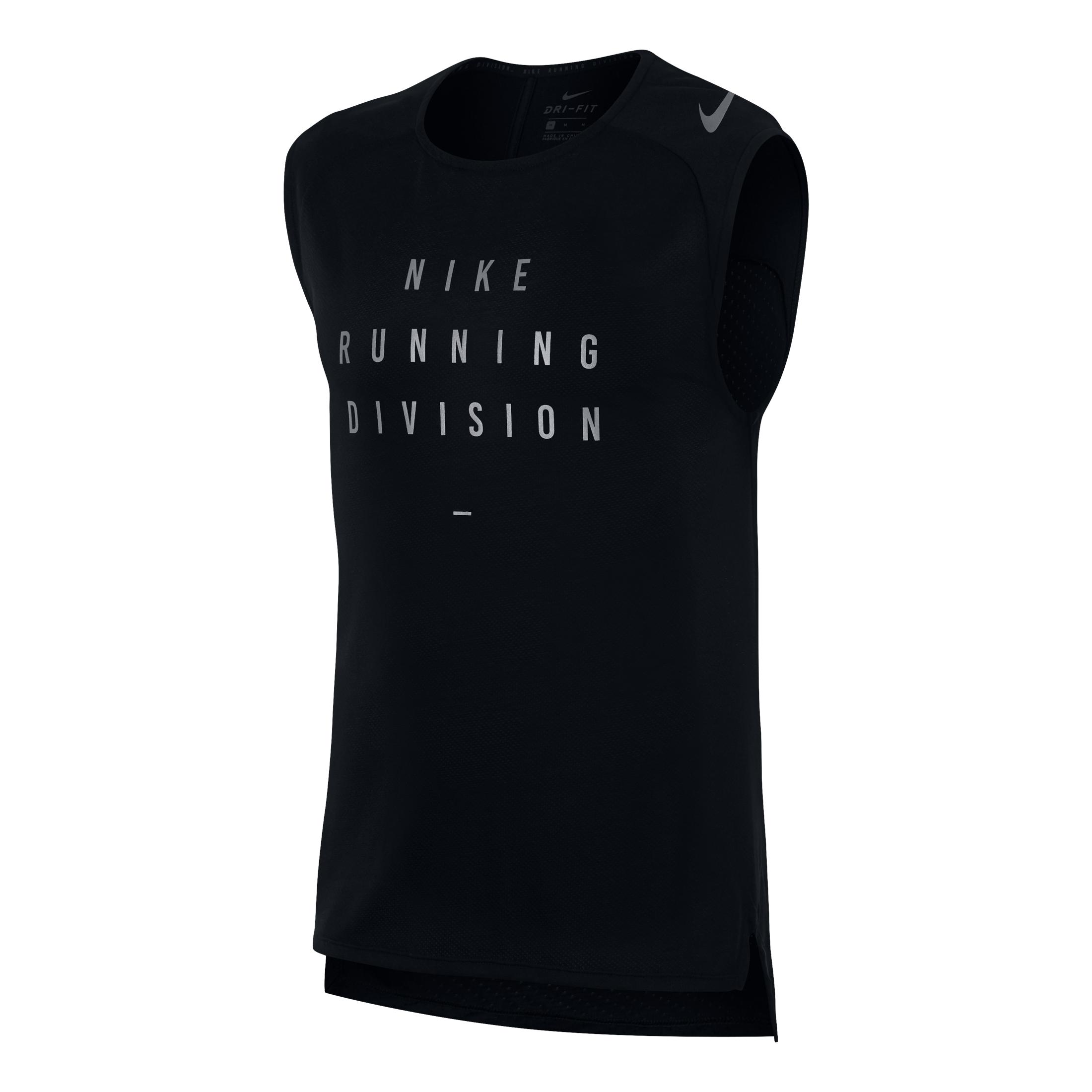 Nike Breathe Tailwind Top Noir S