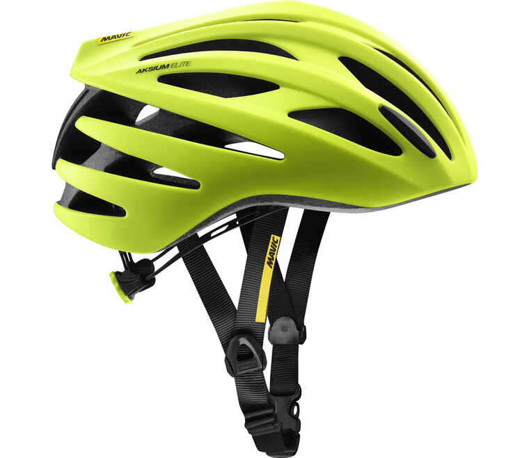 Mavic Casque route Aksium Elite SAFETY Jaune fluo S 