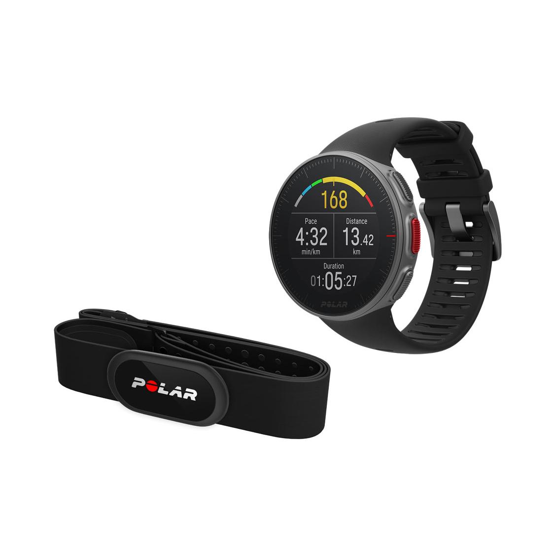 Polar Vantage V Black Pack HR Noir 