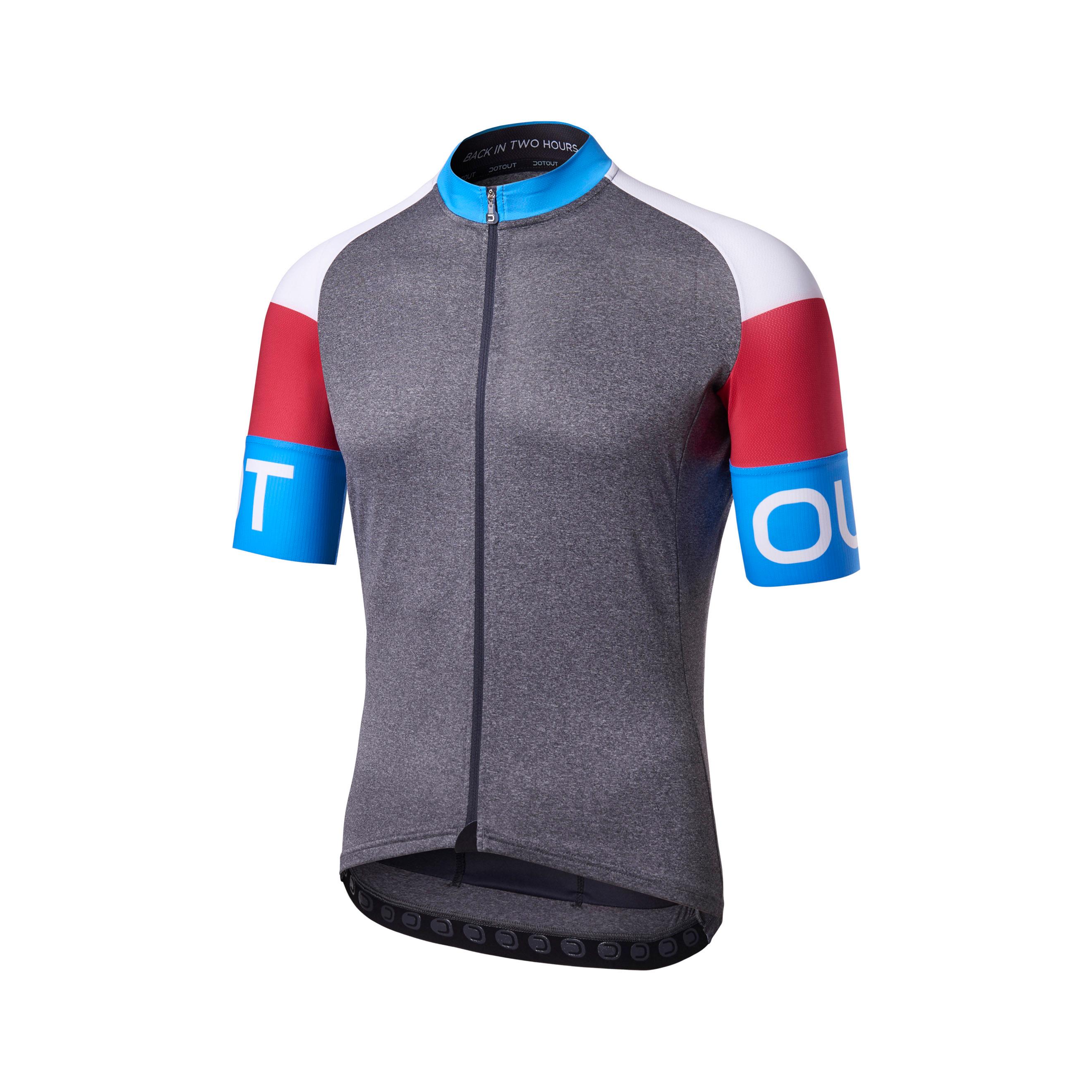 Dotout PURE JERSEY Dark Grey Red Blue Gris L 