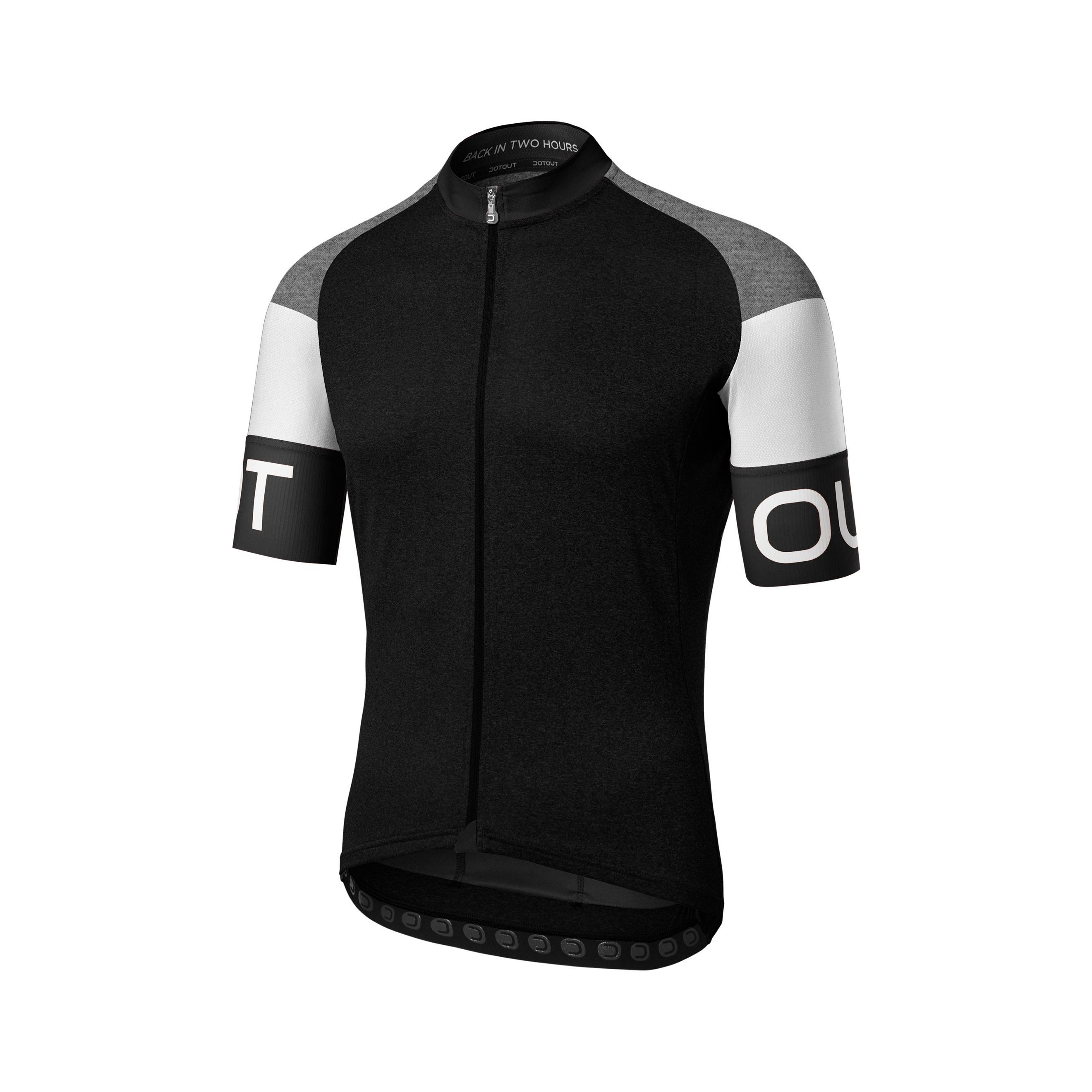 Dotout Pure Jersey Black Dark Grey White Noir 2XL 
