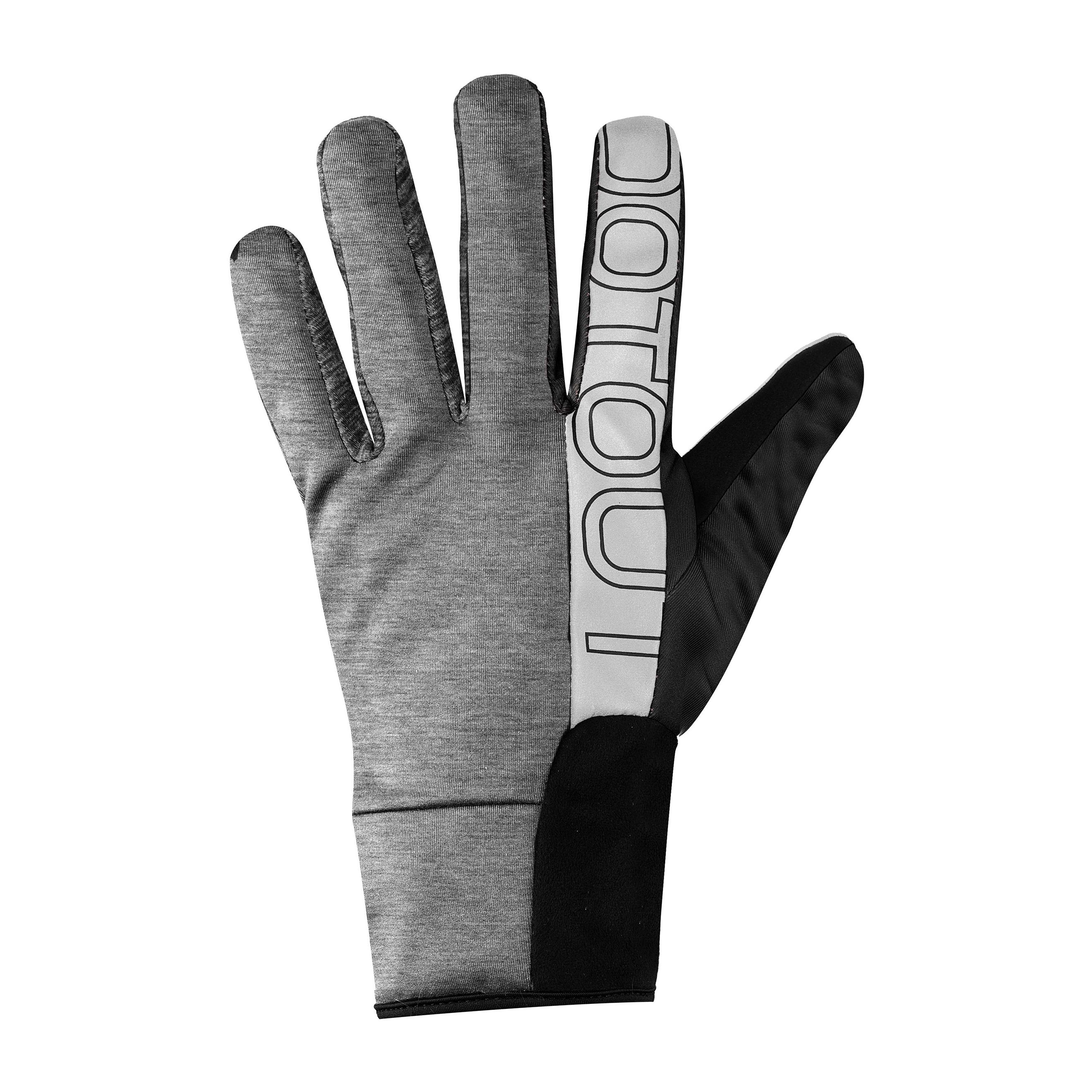 Dotout Thermal Glove Melange Dark Grey-Black Gris clair XL 