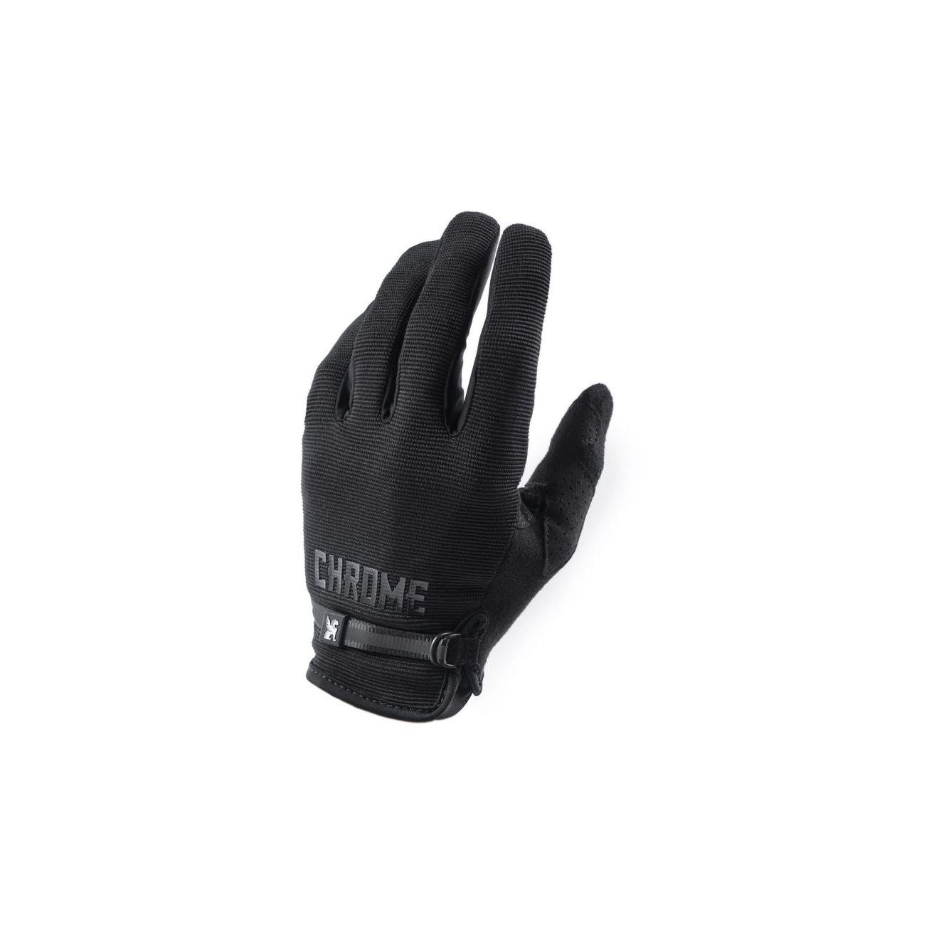 Chrome CYCLING GLOVES Black Noir M 