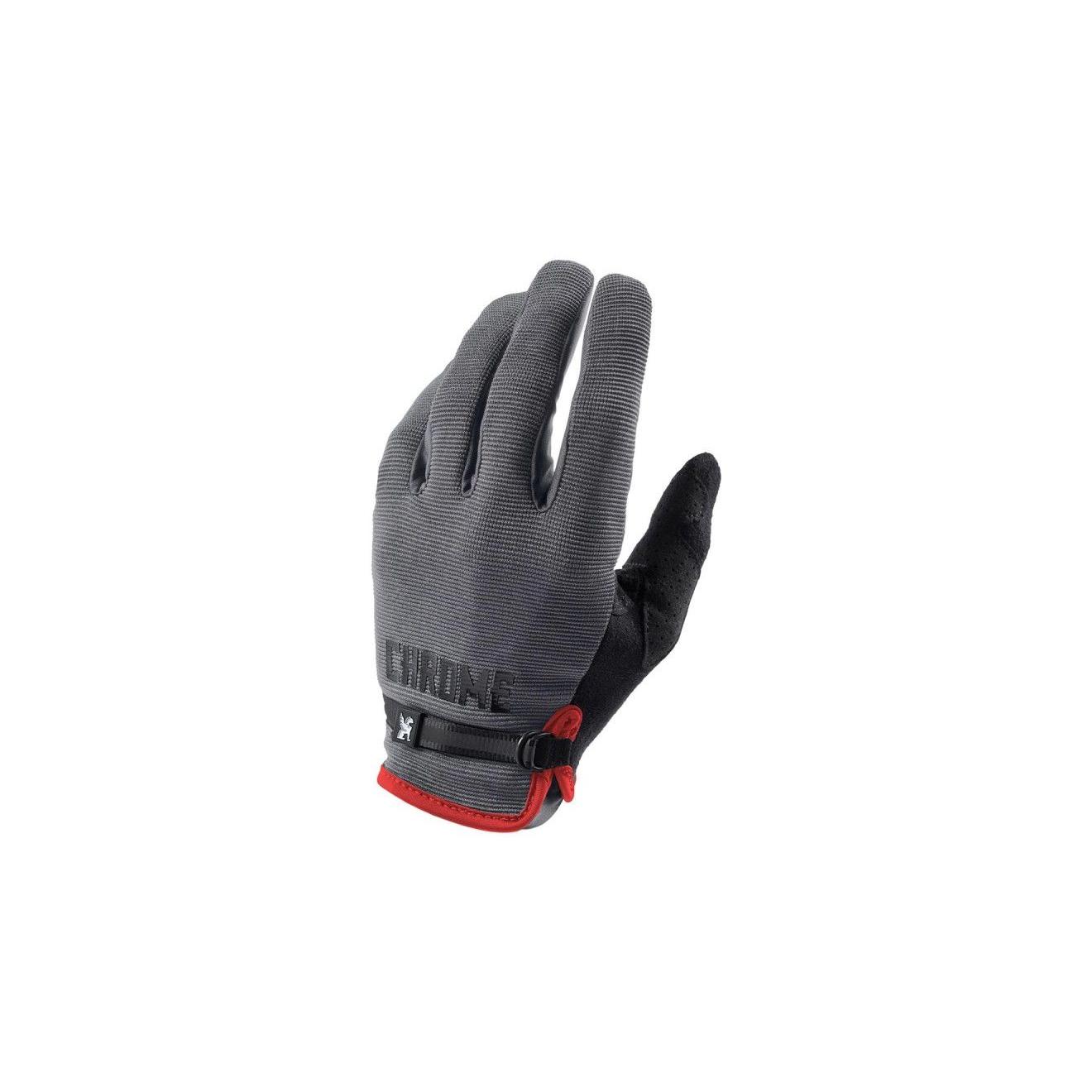 Chrome CYCLING GLOVES Grey/Black Gris XL 