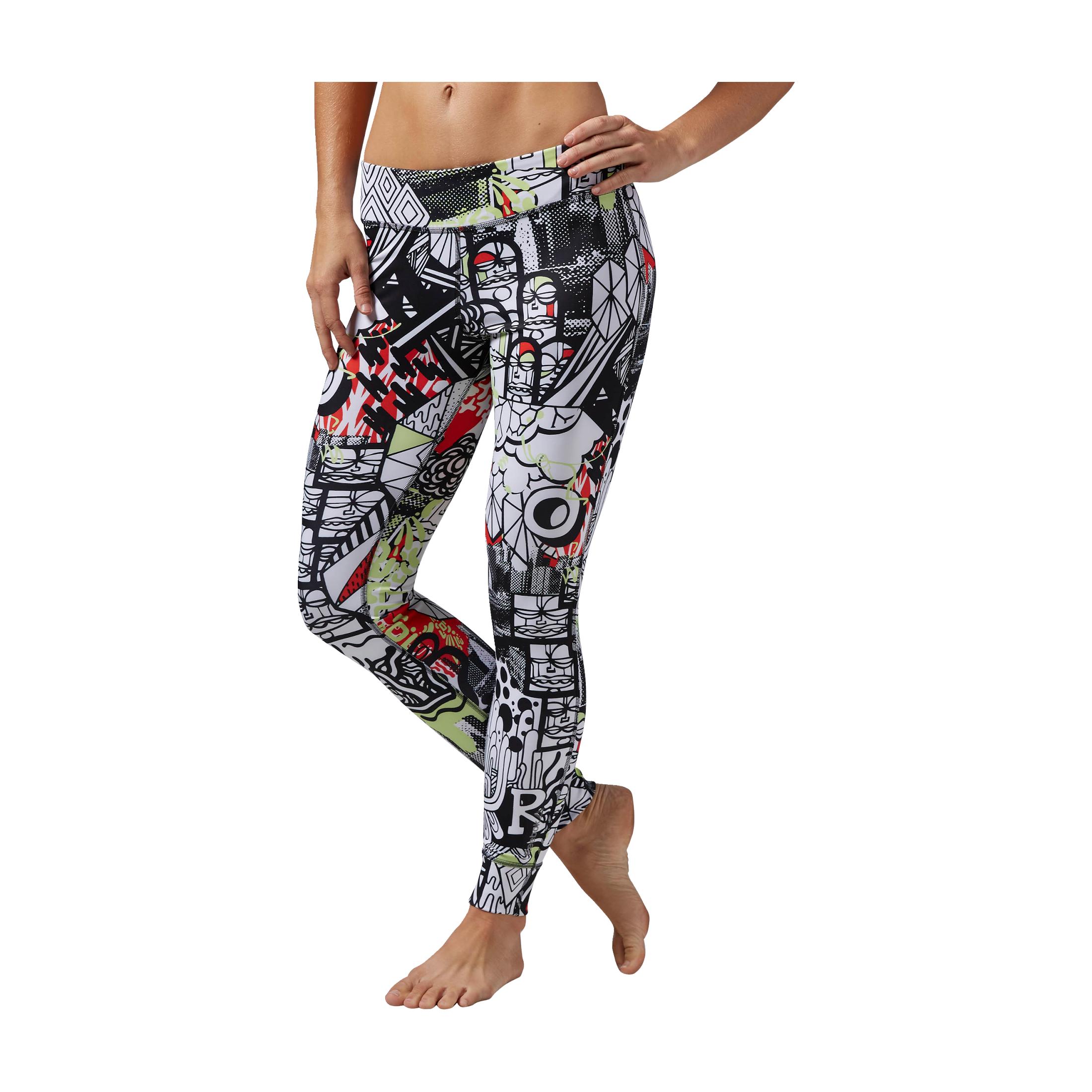 legging reebok femme gris