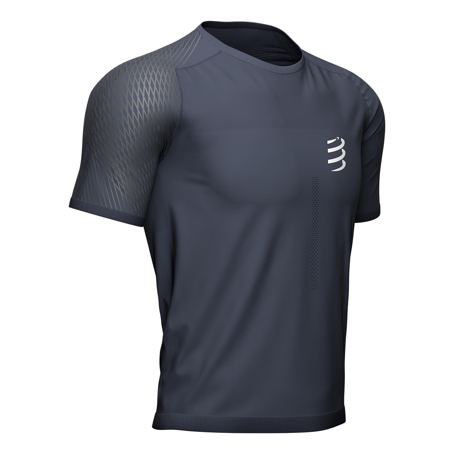 Compressport Performance Short Sleeves Tshirt Gris M 