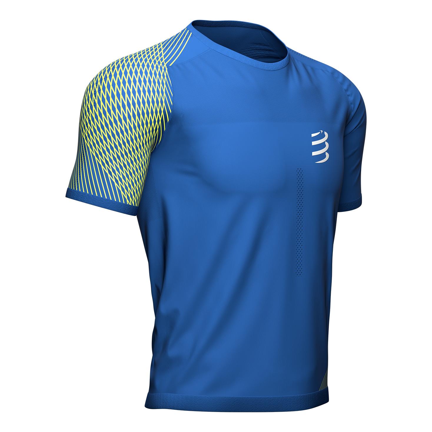 Compressport Performance Short Sleeves Tshirt Bleu L 