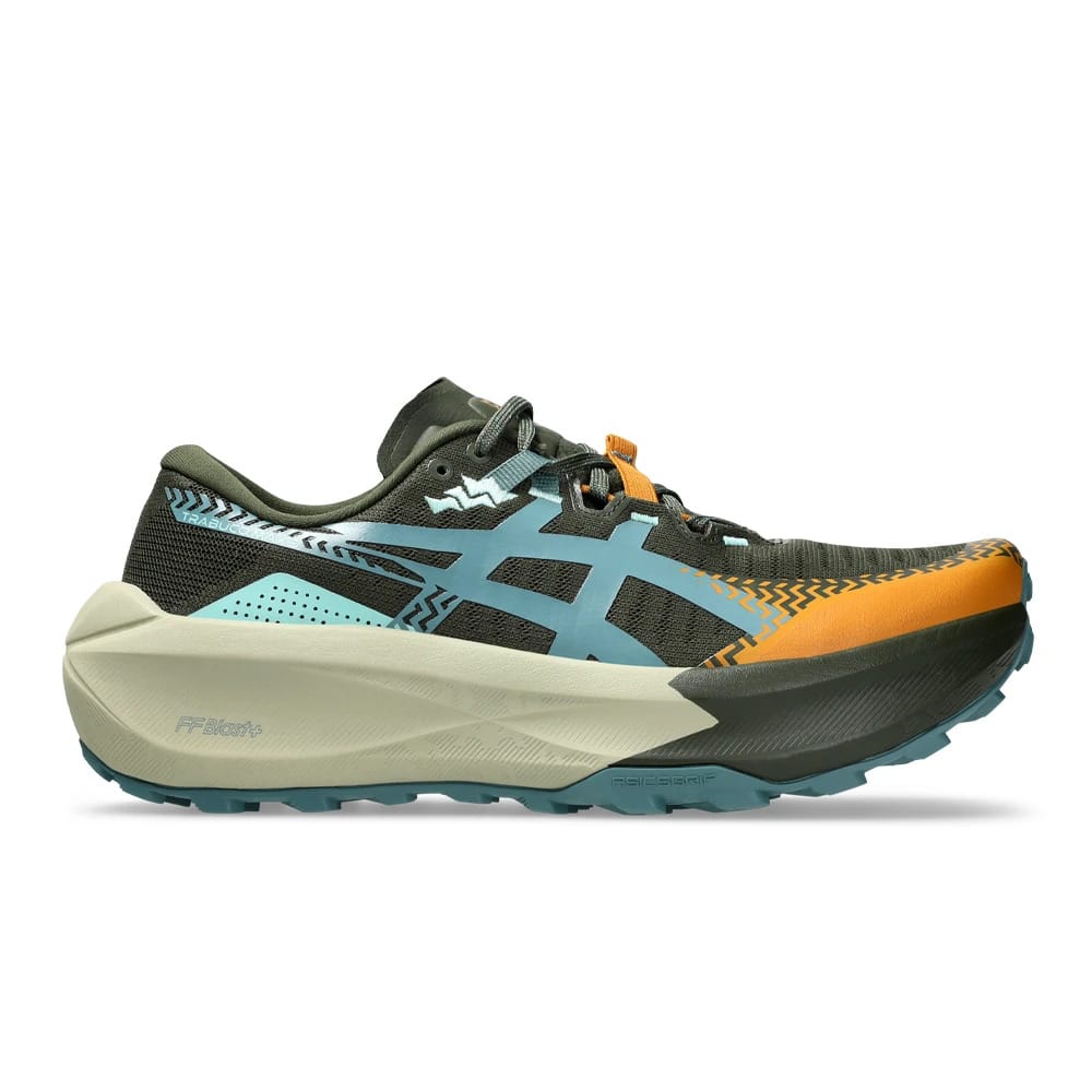 Asics Uomo Blu/Verde Uomini, Scarpe Da Corsa, Scarpe Da Trail Trabuco Max 5 Kaki/ Da (43.5), - Immagine 5