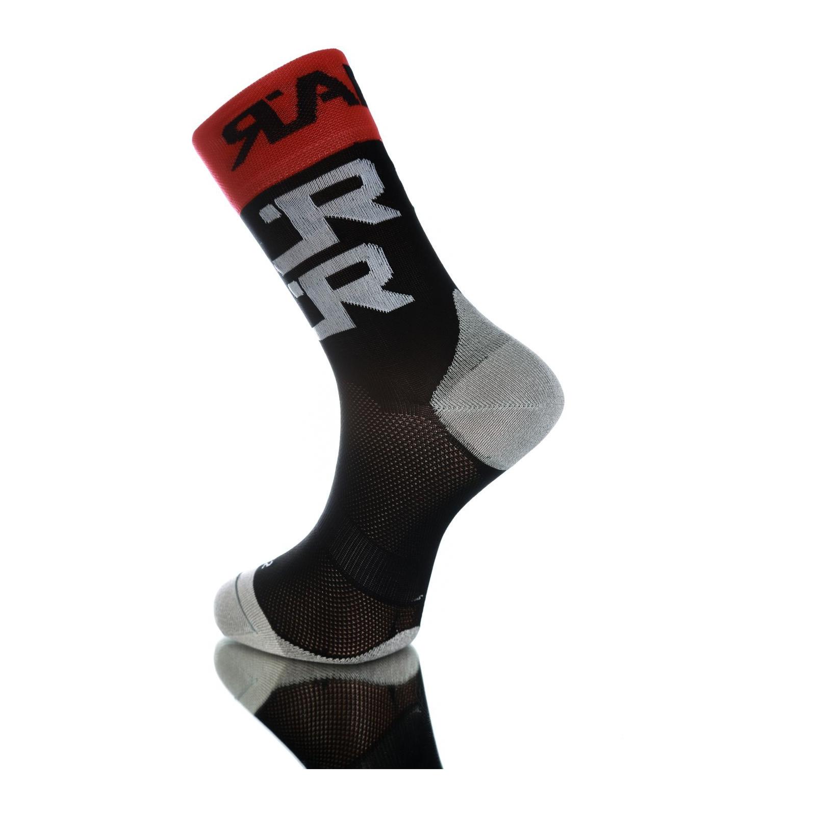 Rafal Soquettes Hautes Carbone Attack Noir 35/38 