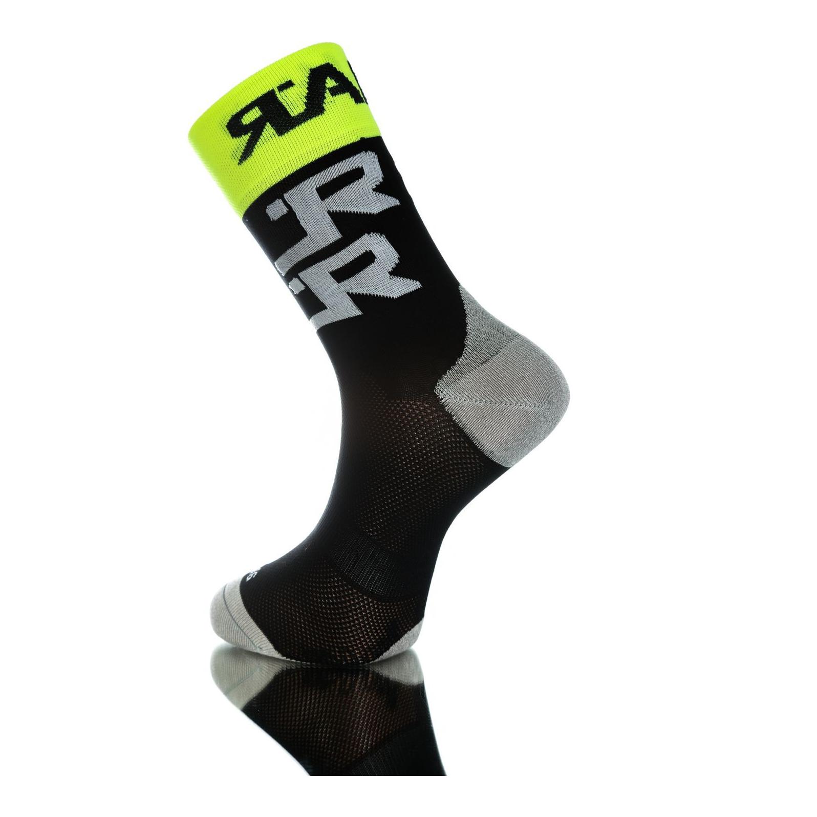 Rafal Soquettes Hautes Carbone Attack Noir 35/38 