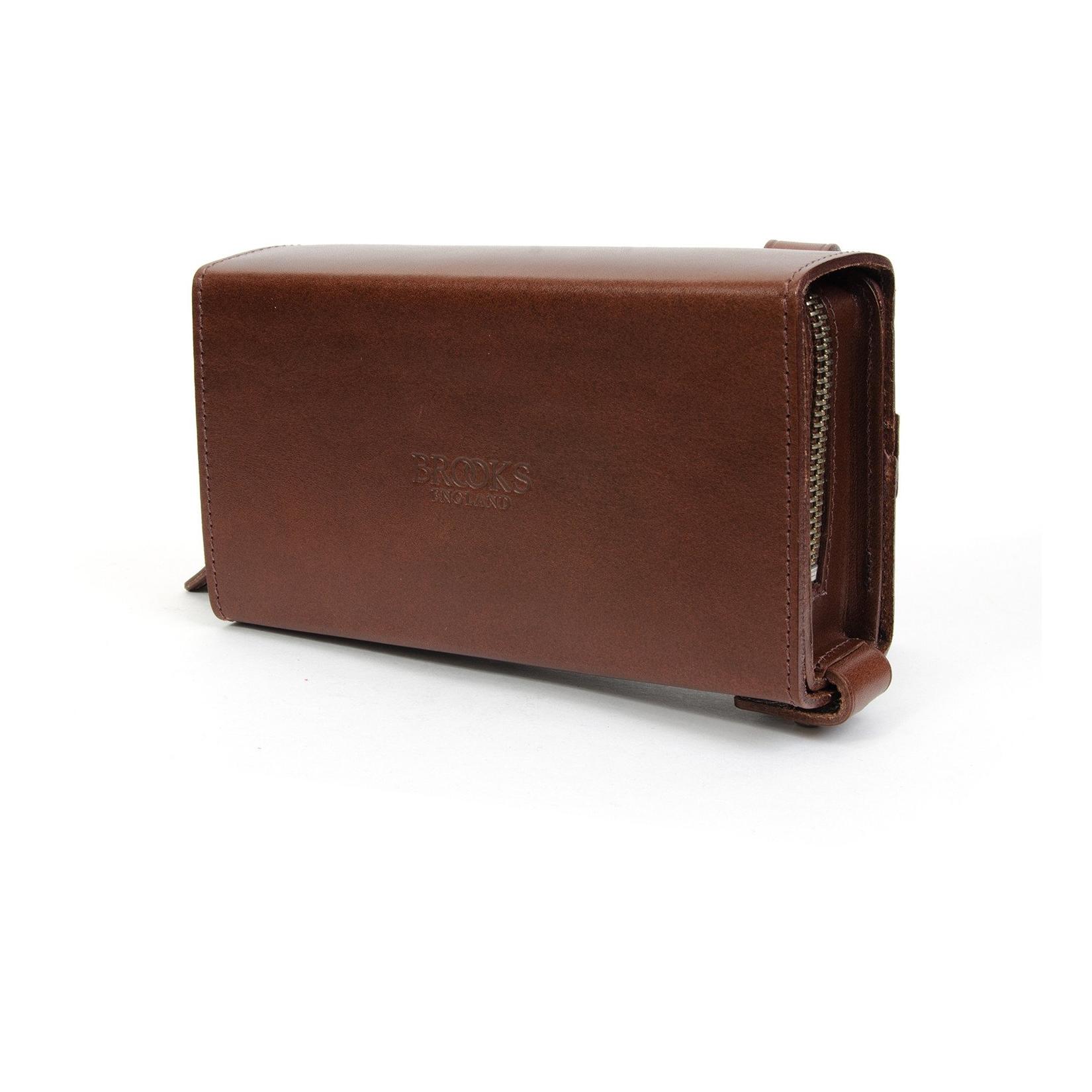 Brooks England Sacoche de selle D-Shaped Zipped Bag Marron 