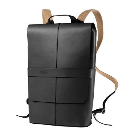 Brooks England Sac à dos Piccadilly leather knapsack Noir