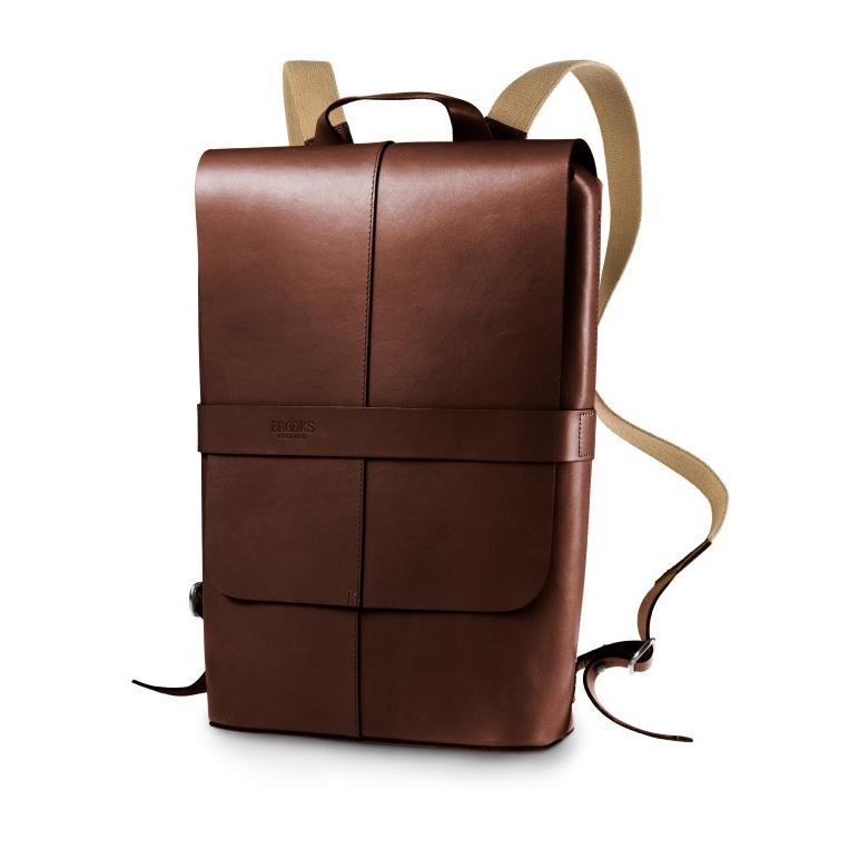 Brooks England Sac à dos Piccadilly leather knapsack Marron