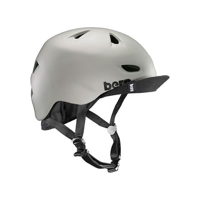 Bern Casque Brentwood Matte Sand w/ Casque FLip Visor Gris clair L 
