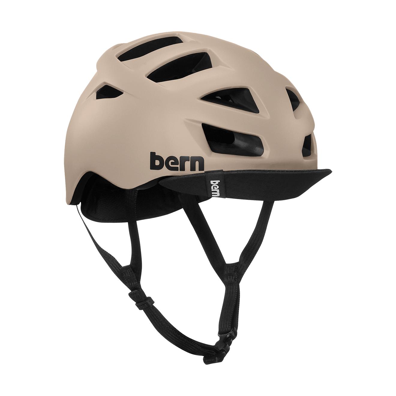 Bern Casque Allston Matte Sand w/ Casque Casque FLip Visor Gris clair S 