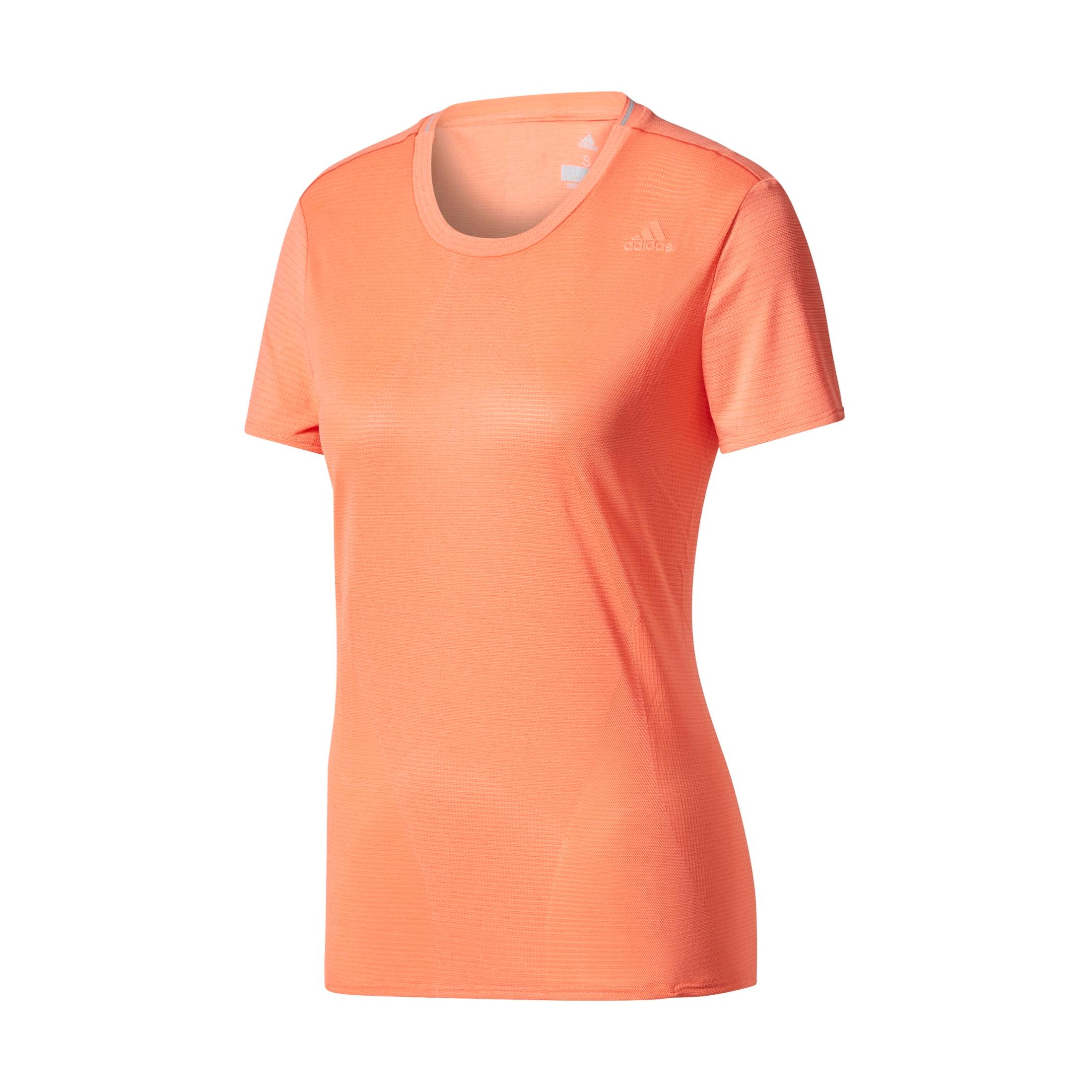 Adidas Supernova Short Sleeves Tee Orange XS 