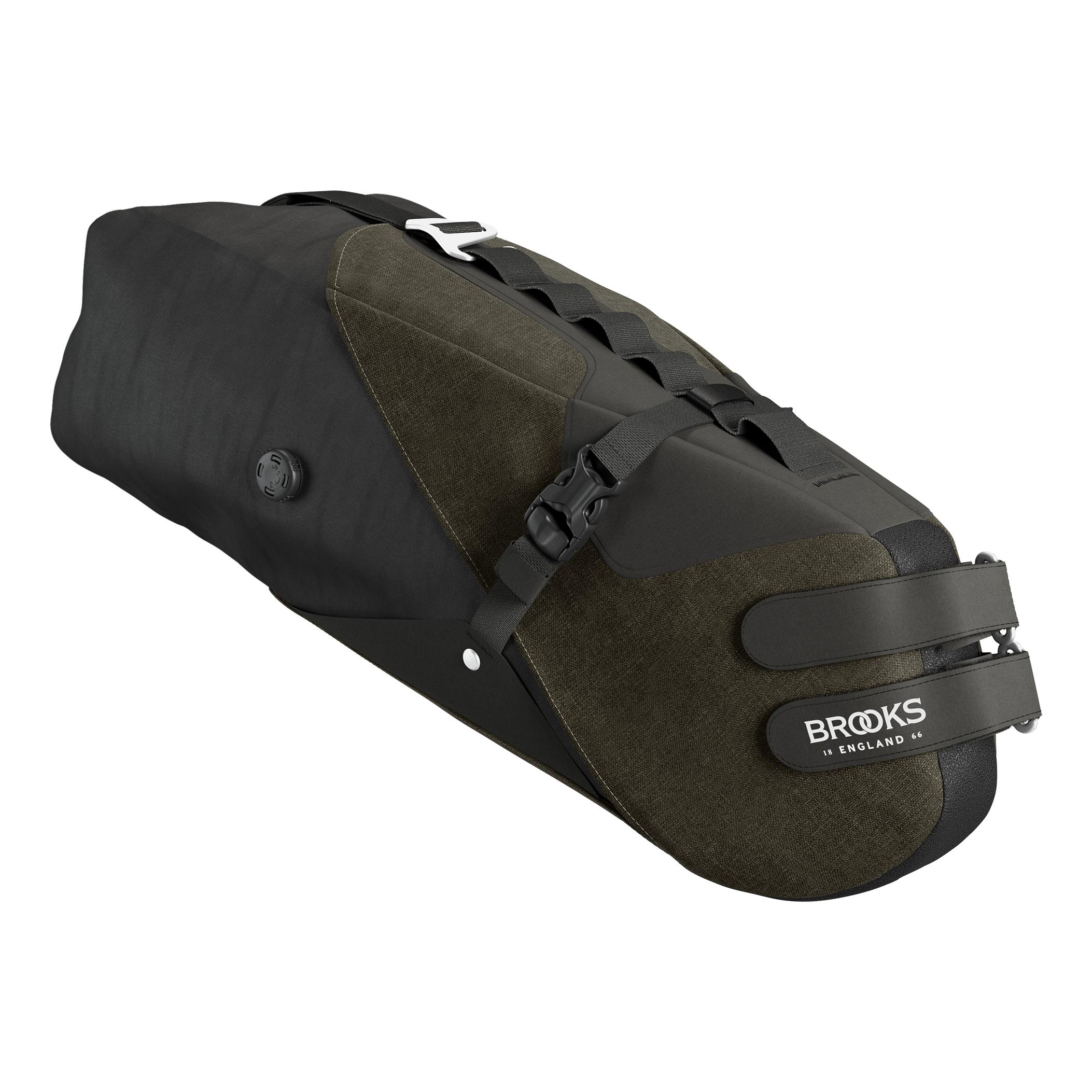 Brooks England Vert Militaire Scape Seat Bag (8-10L) - Mud Green Military Green