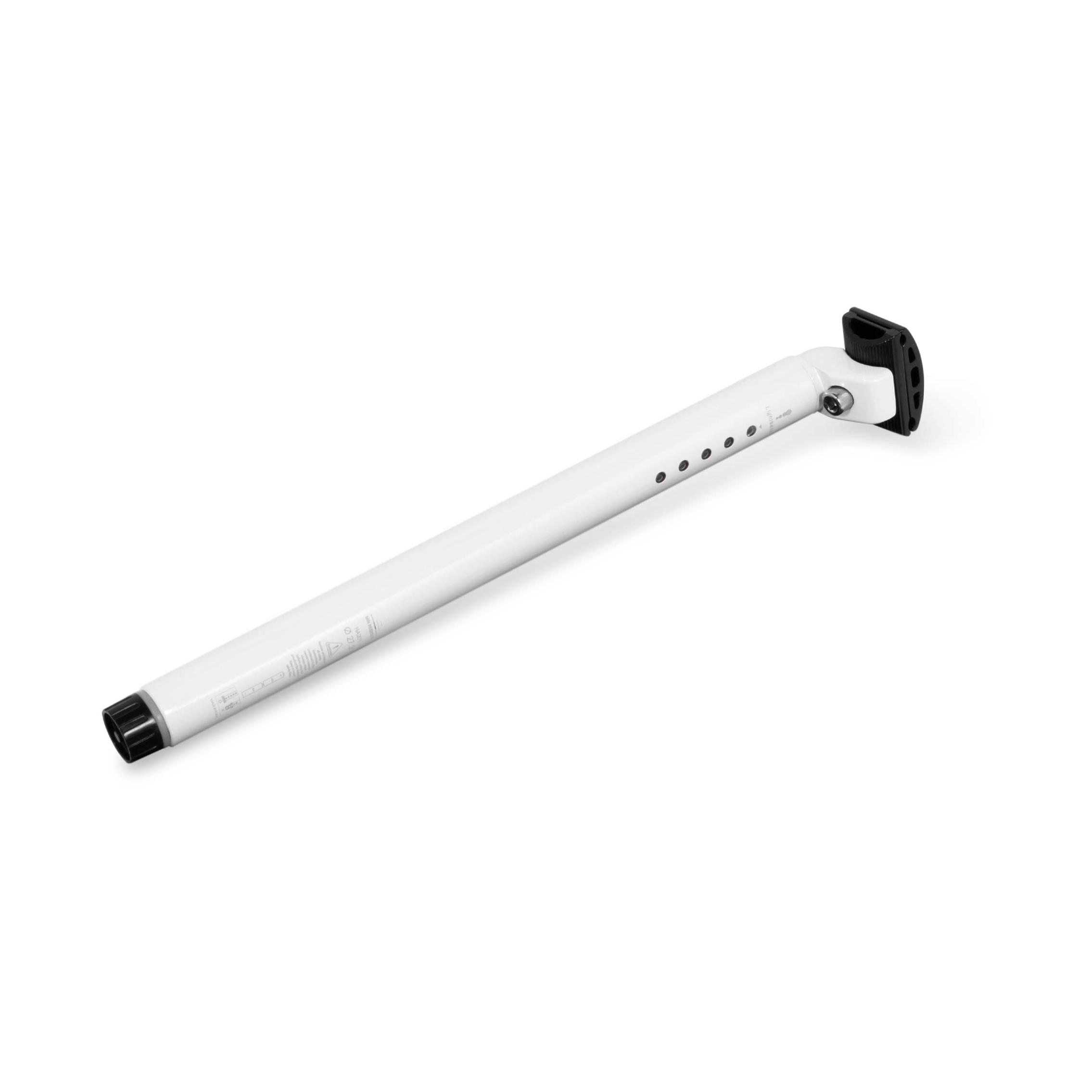 Schindelhauer Lightskin Seatpost, With Integrated Rear Light Blanc 