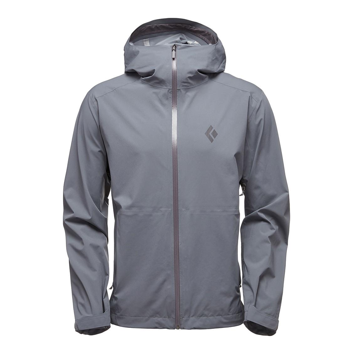 Black Diamond Stormline Stretch Rain Shell Gris M 