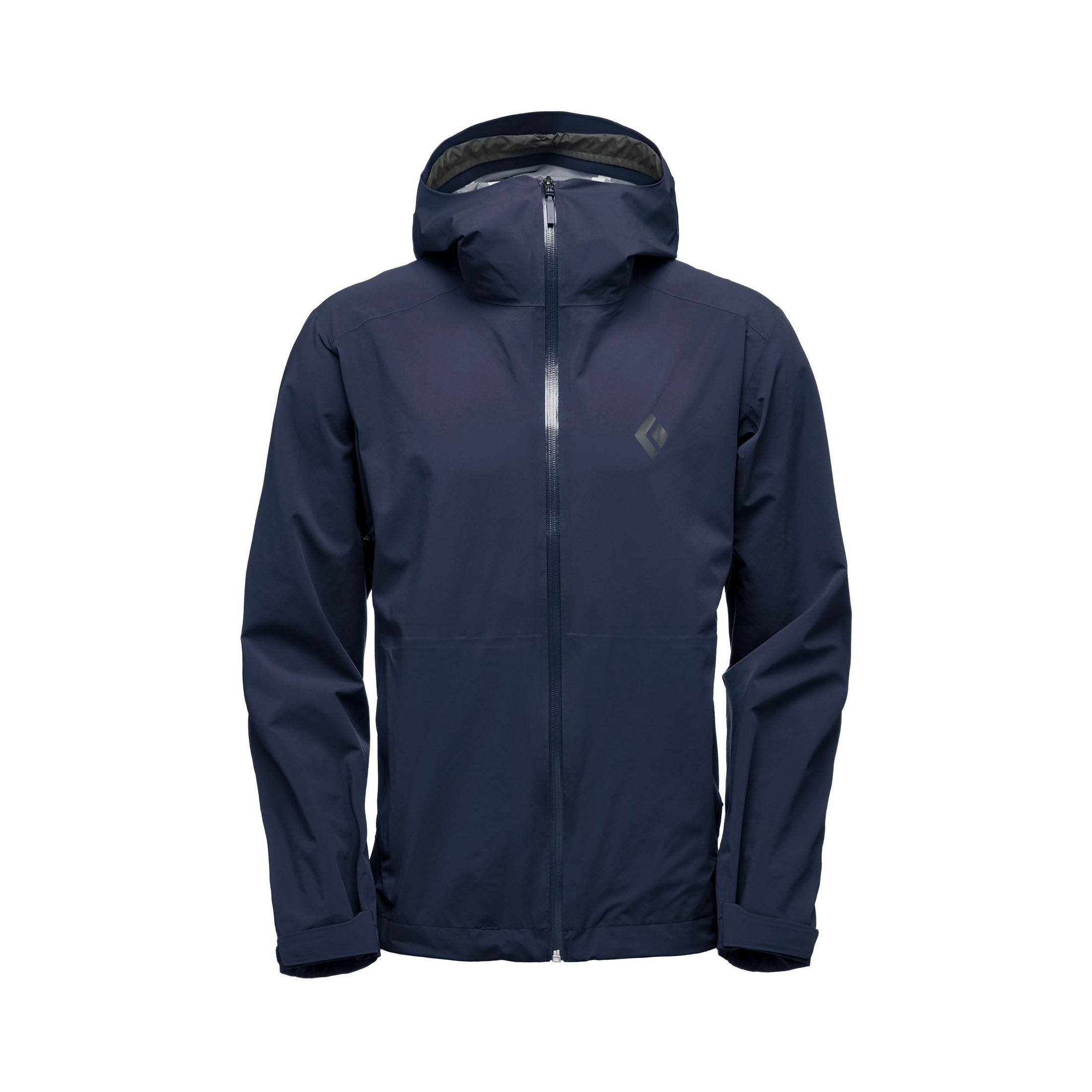 Black Diamond Stormline Stretch Rain Shell Bleu foncé S 