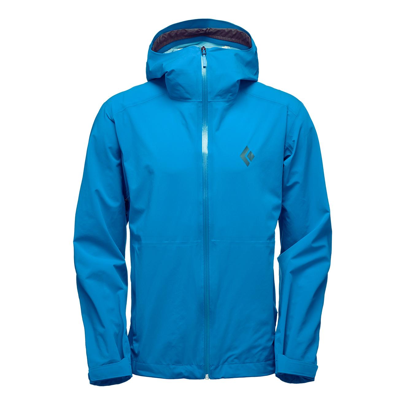 Black Diamond Stormline Stretch Rain Shell Bleu S 
