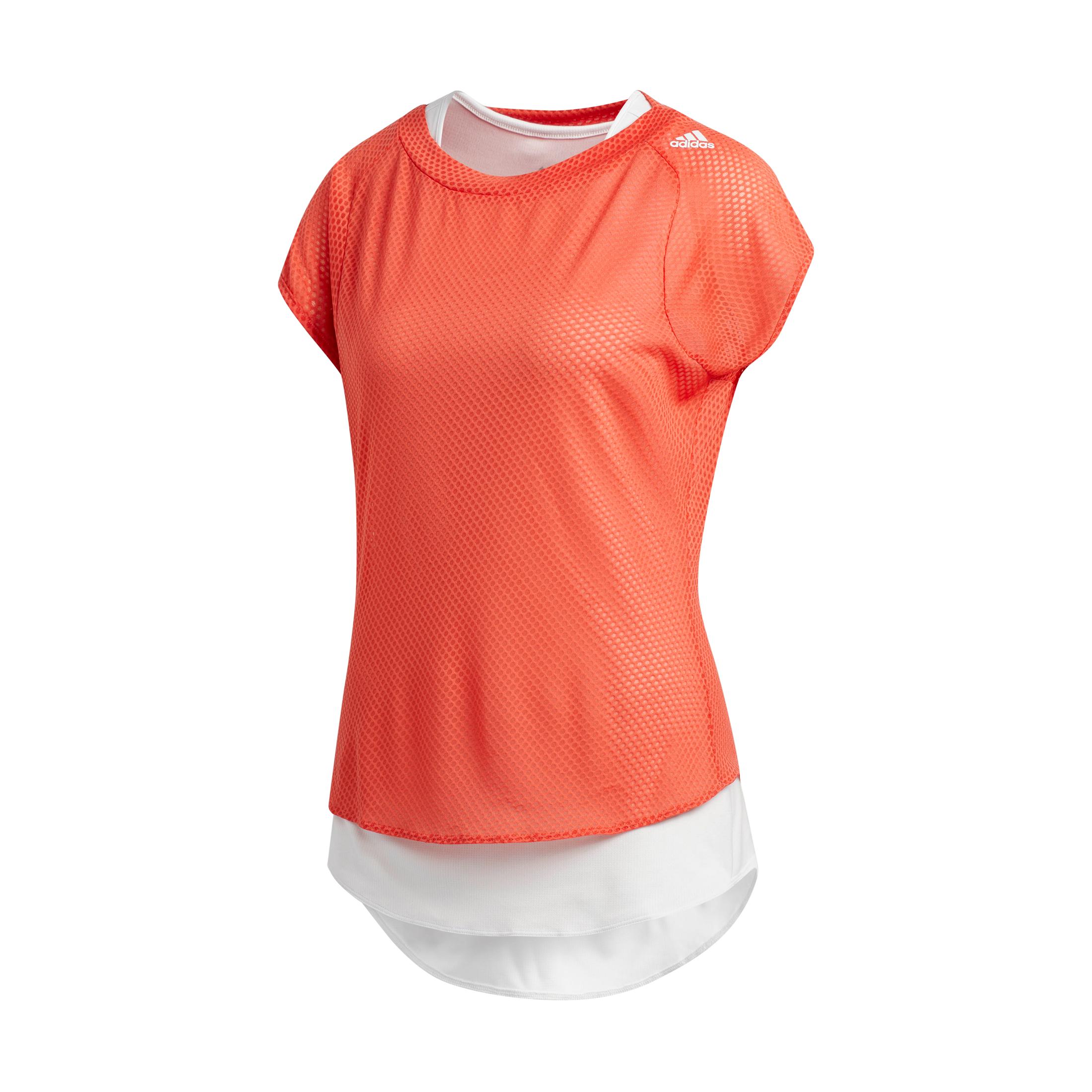 Adidas Supernova Two In One UV Tee Orange XS 
