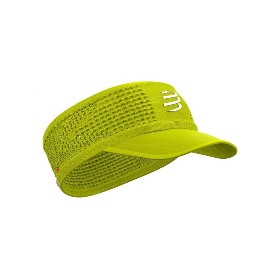 Compressport Spiderweb Headband On/Off Jaune fluo 