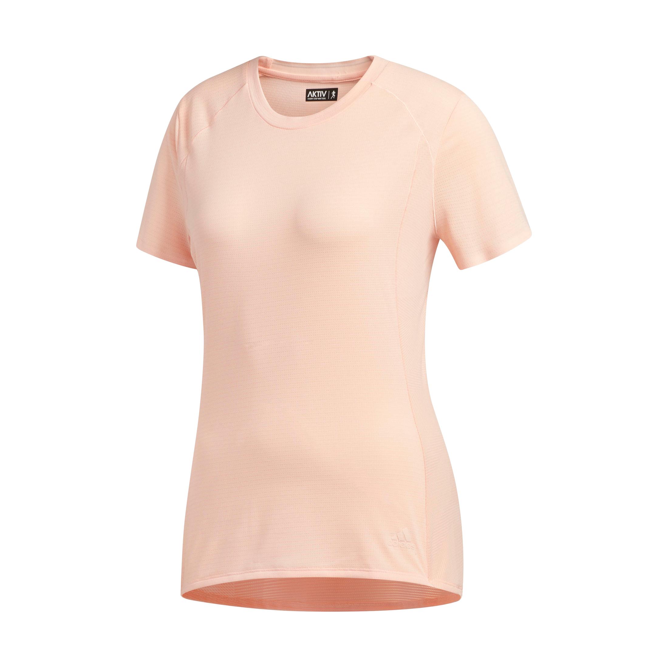 Adidas Fran Supernova Short Sleeve Tee Rose XS 