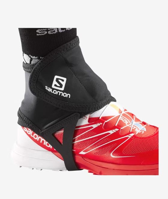 Salomon Noir Gaiters Trail High Black