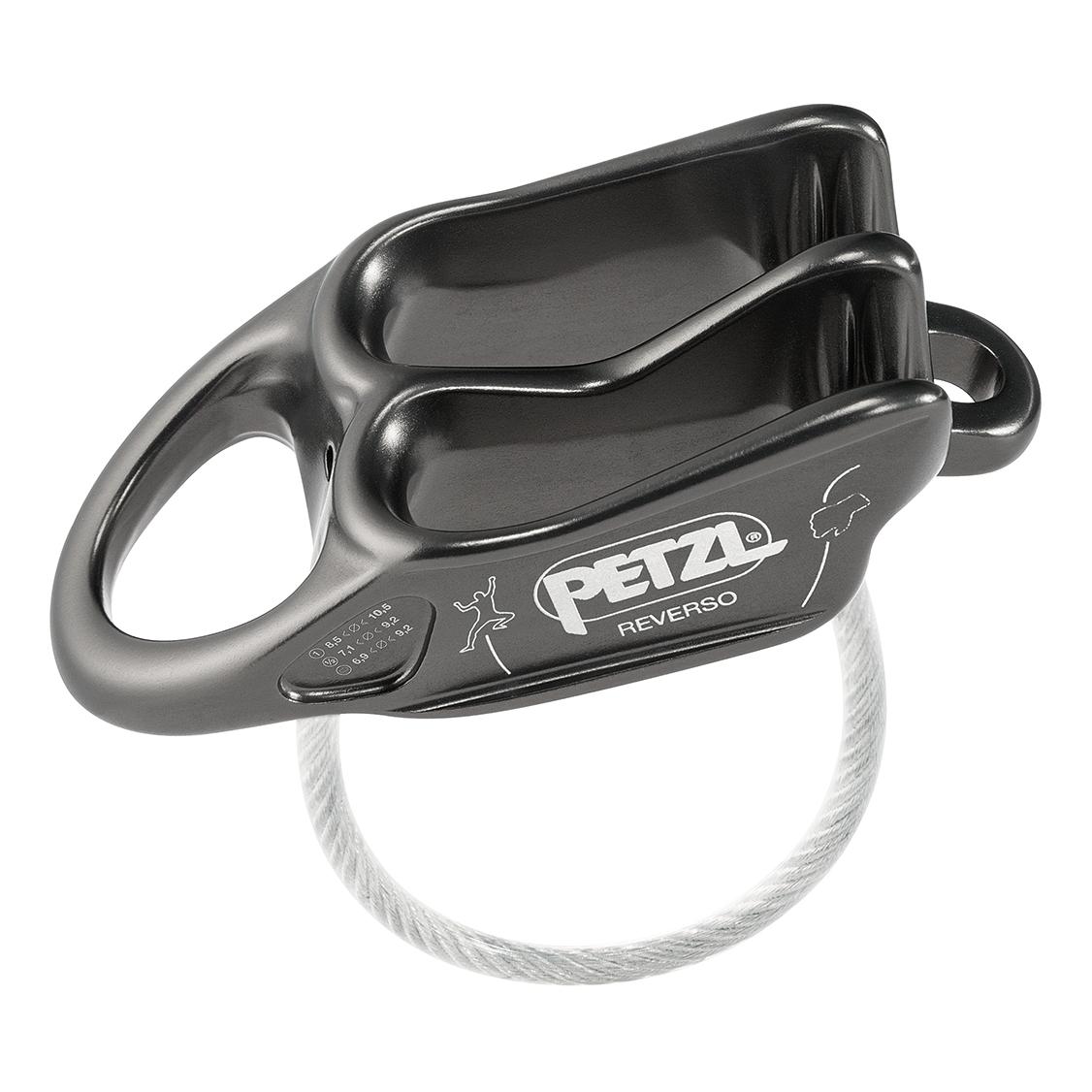 Petzl Assureur Reverso Noir 