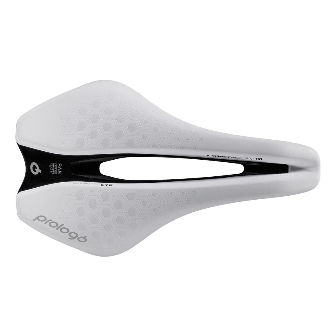 Prologo SELLE DIMENSION TRI TIROX 143 BLANCHE/ARGENT Blanc 