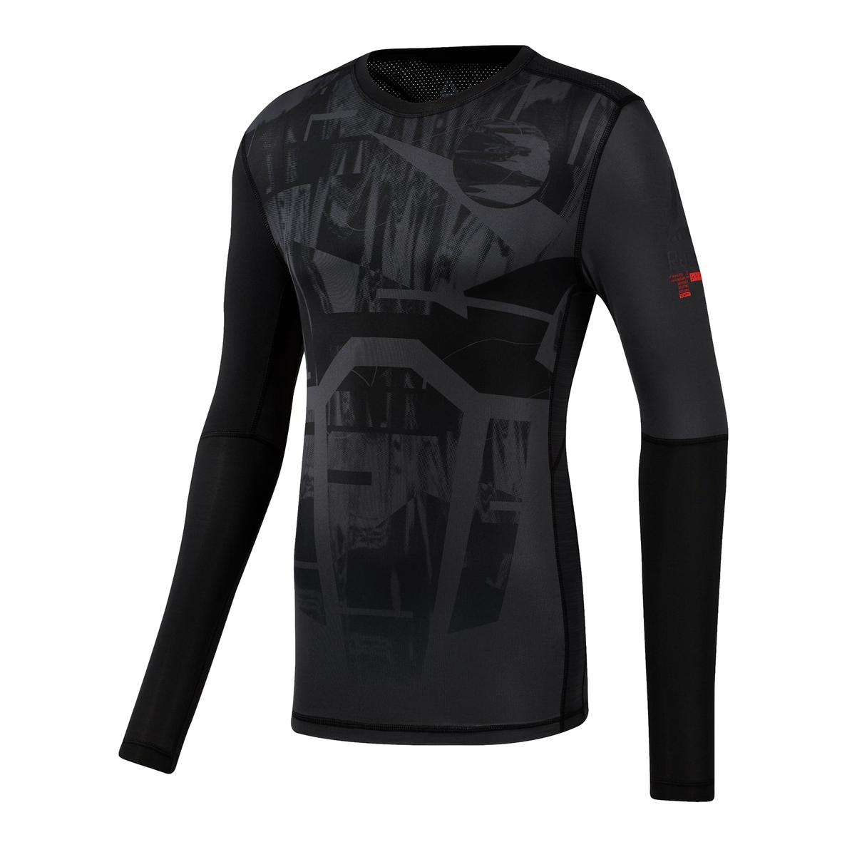 Reebok Ost Long Sleeve Comp Tee - Printed Noir S 