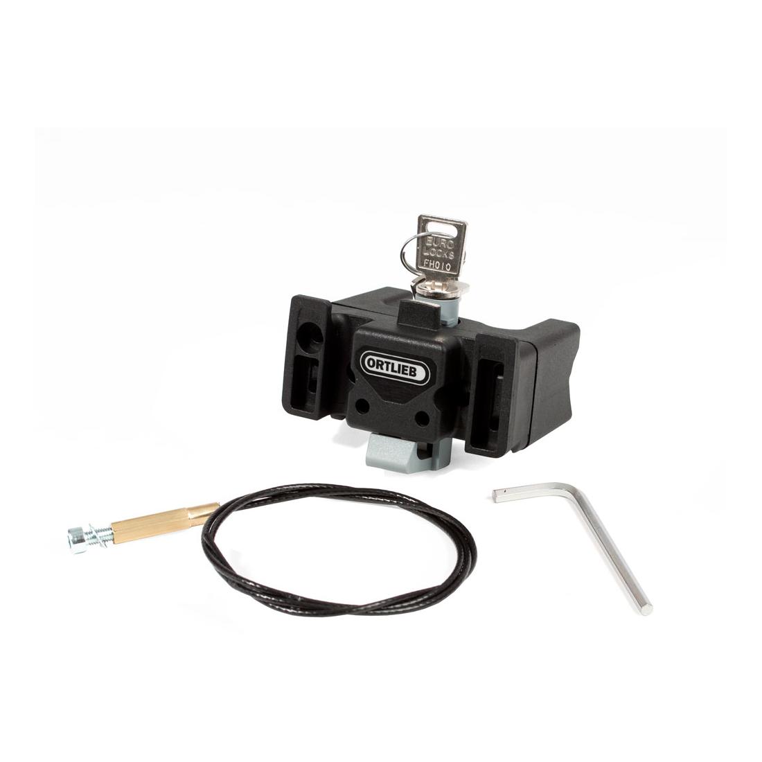 Ortlieb Kit de fixation pour sacoche Ultimate6/Front-Basket Noir 