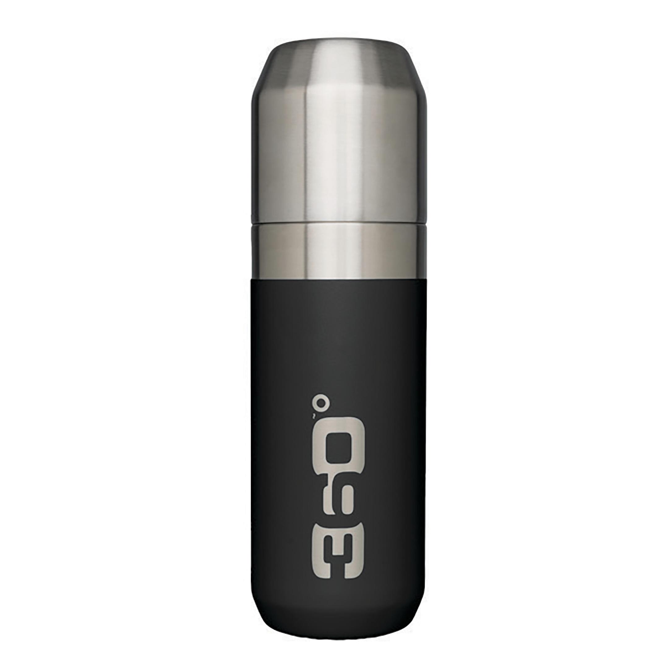 360° Bouteille Isotherme Avec Tasse Argenté 