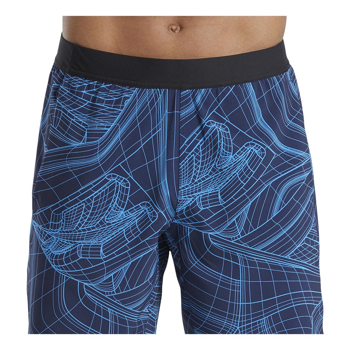 Reebok Ts Aop Speed Short Bleu S 