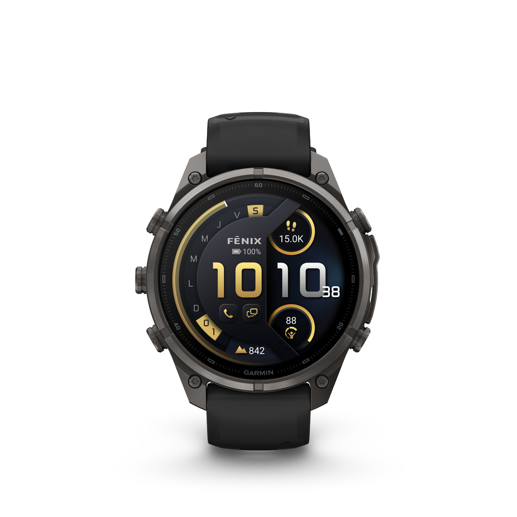 Garmin Noir Fenix 9 Pro Amoled/Inreach Sapphire Titane Carbon Gray Dlc 47Mm Nero