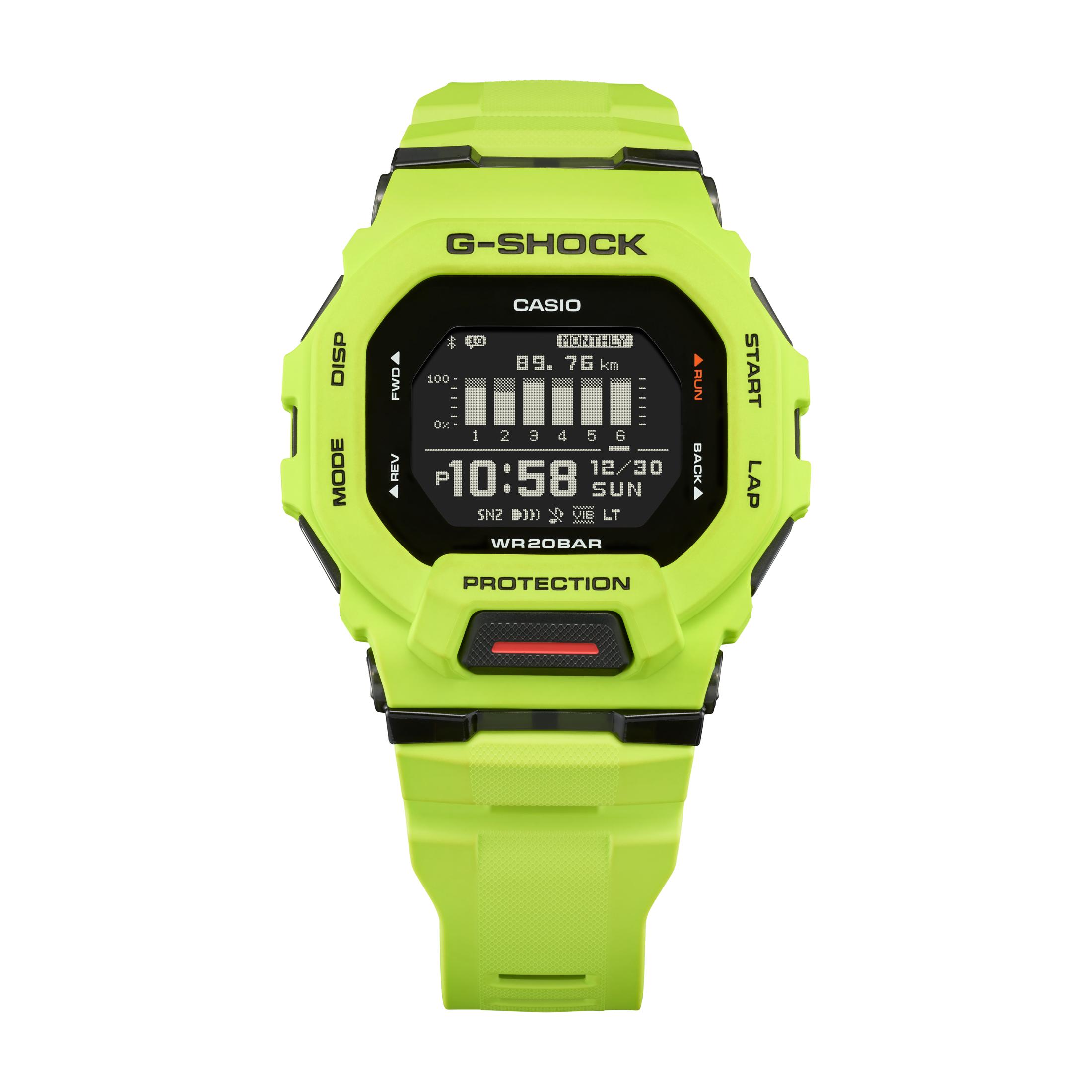 Casio G-Squad Jaune fluo 