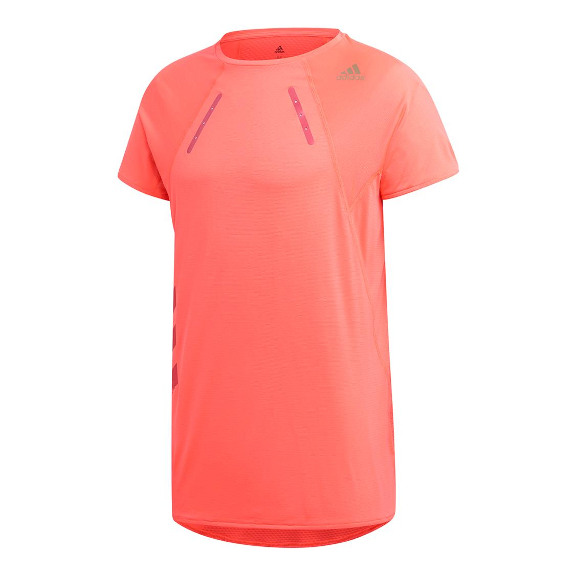 Adidas Heat Ready Tee Rouge S 