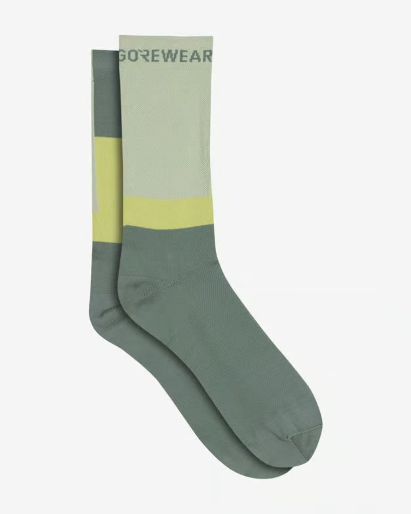 Gore Wear Vert Essential Block Socks Green
