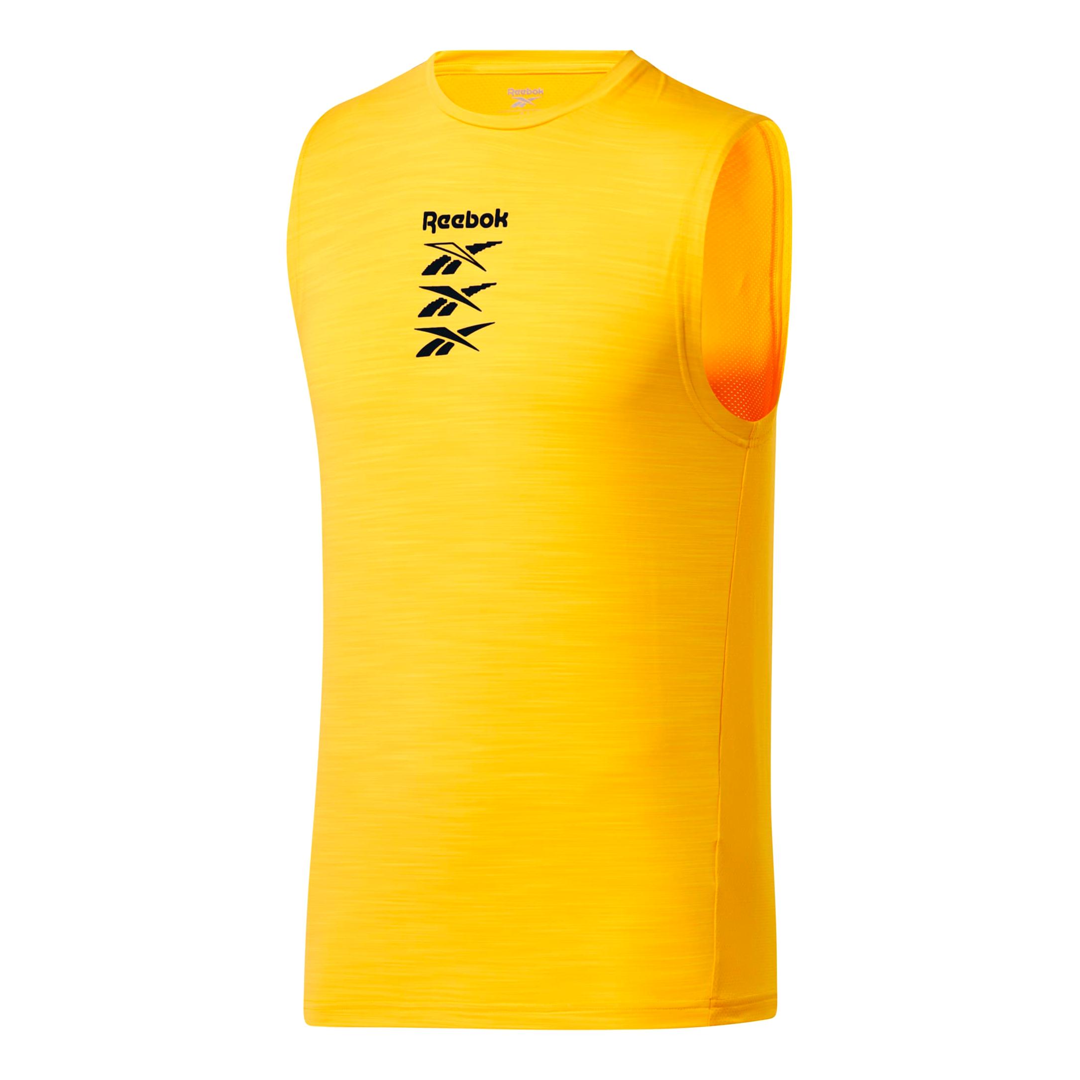 Reebok T-Shirt Ac Sleevless T-Shirt Jaune S 