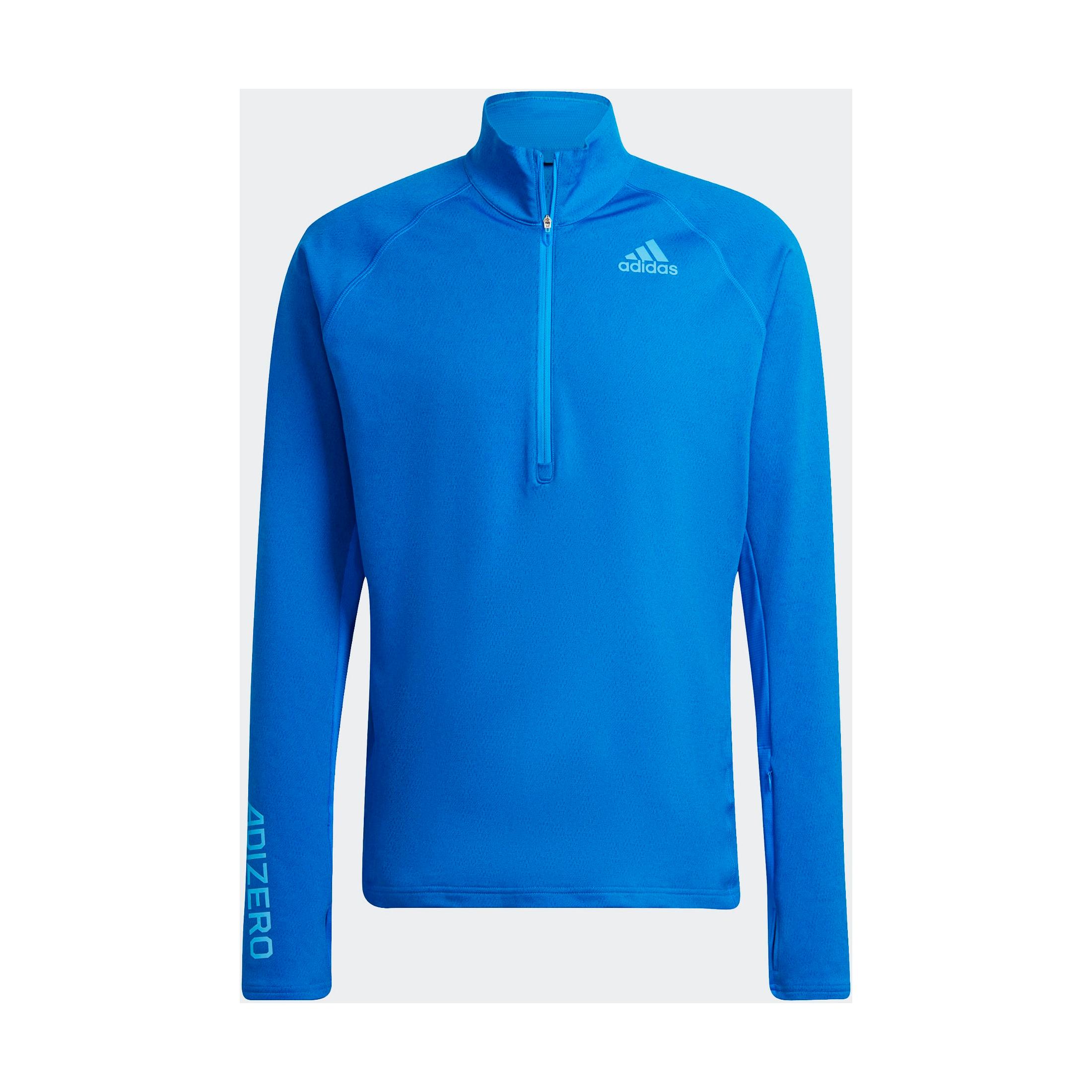 Adidas Adizero 1/2 Zip Bleu M 