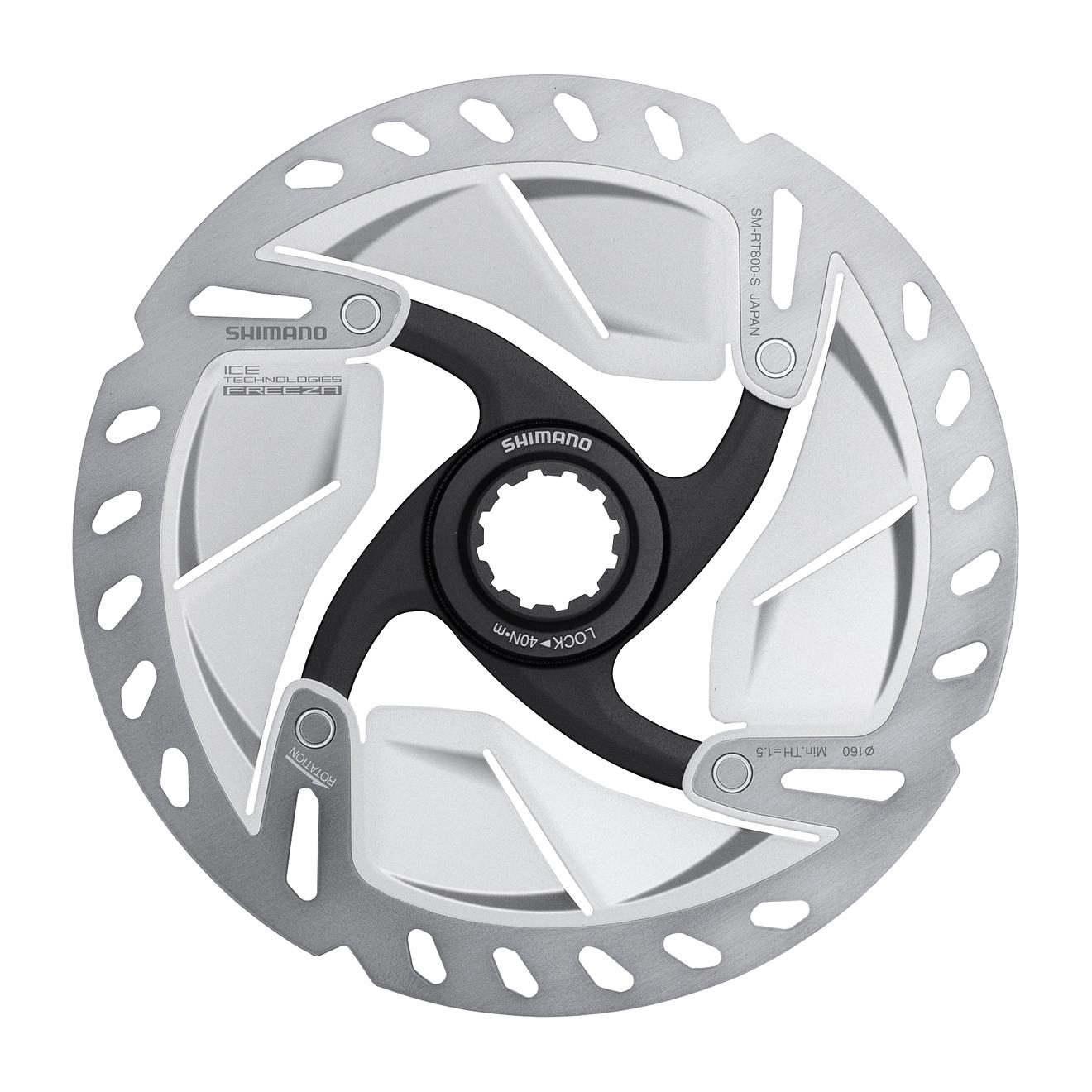 Shimano Disque Frein 160mm CL SM-RT800 Ice-Tech Freeza Argent 