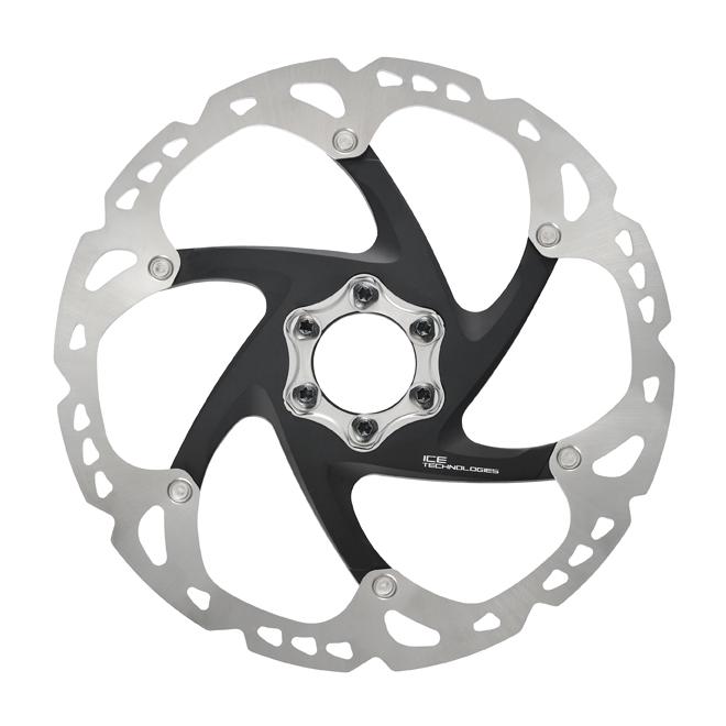 Shimano Disque 6 trous 180mm Deore XT SM-RT86 Argent 