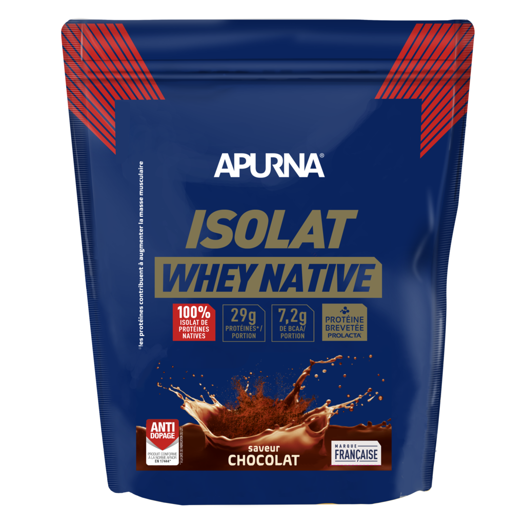 Apurna Isolat Whey Native Chocolat - Doypack 720G