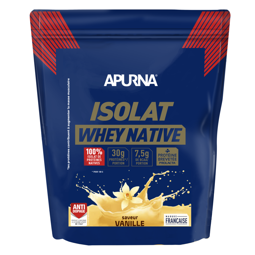 Apurna Isolat Whey Native Vanille - Doypack 720G - Image 1