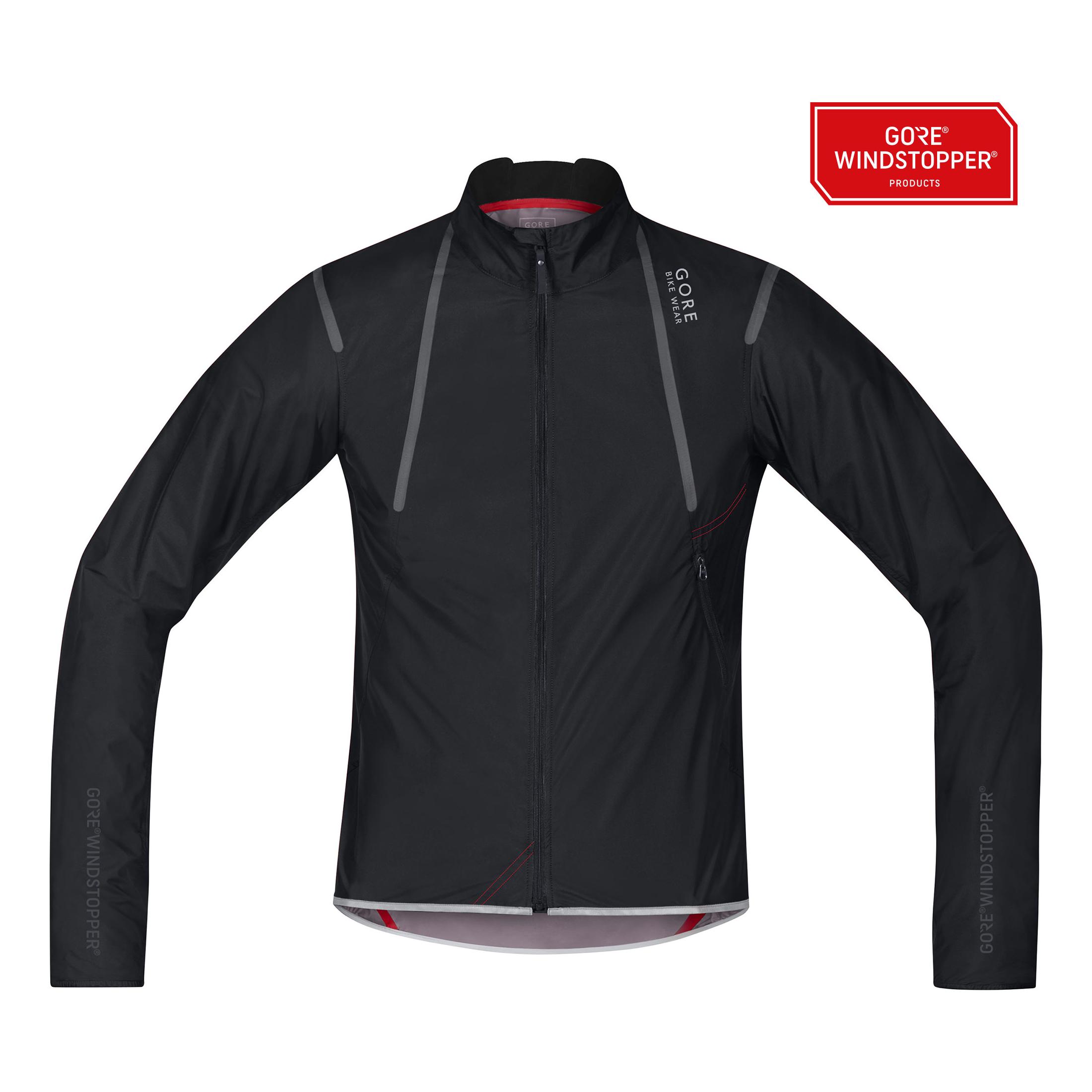 Gore Wear Veste Oxygen Windstopper Active Shell Light Noir S 